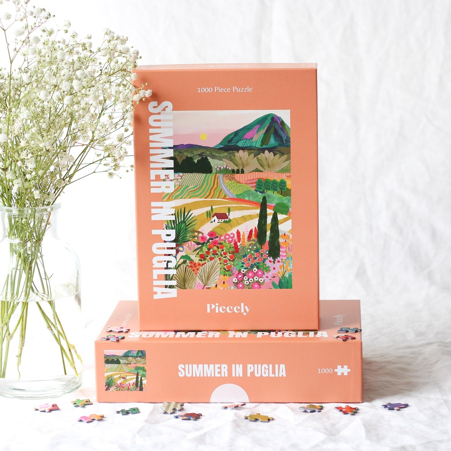 Piecely Summer in Puglia Puzzle, 1000 Teile