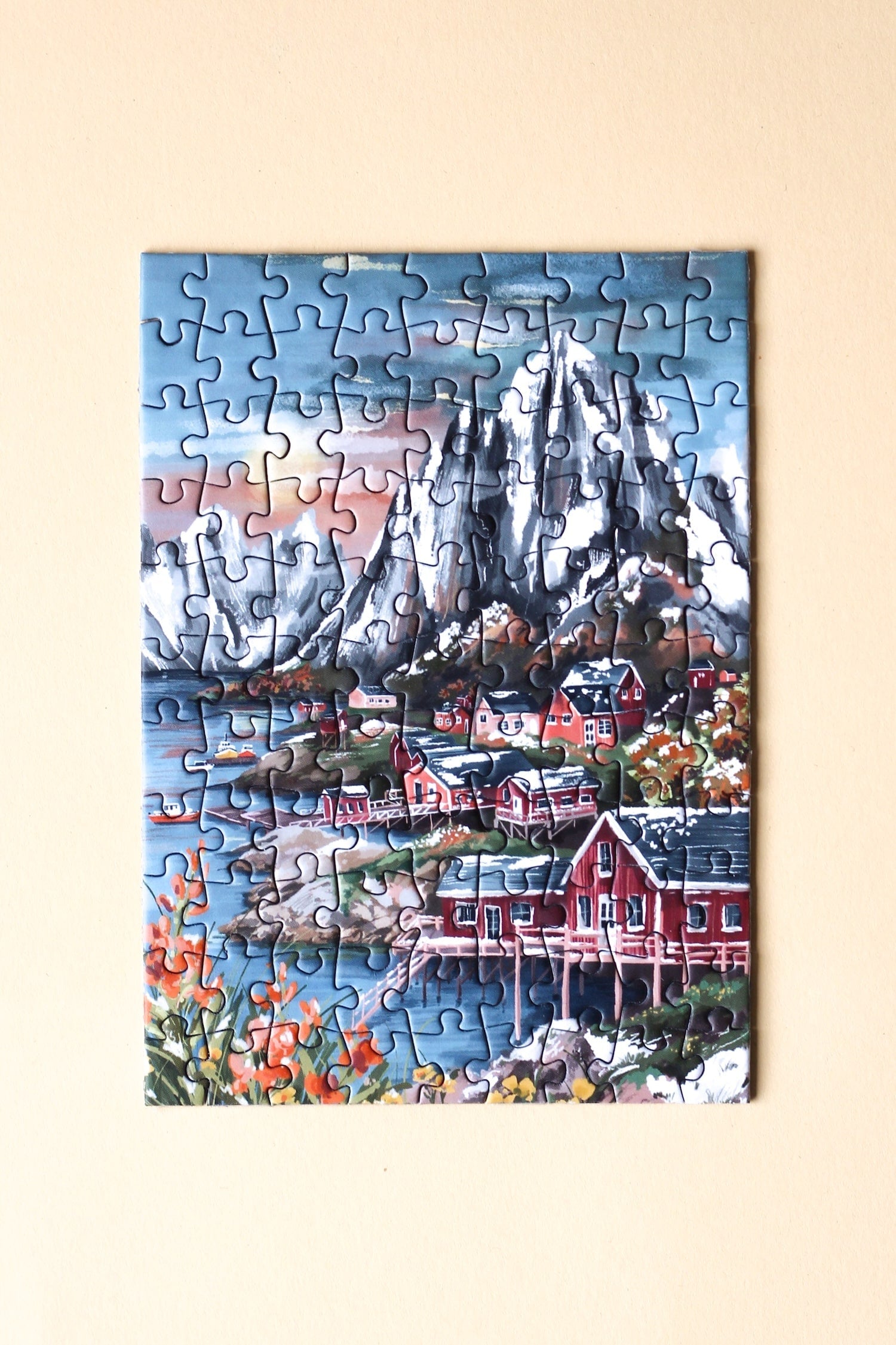Piecely Lofoten Norway Minipuzzle, 99 Teile