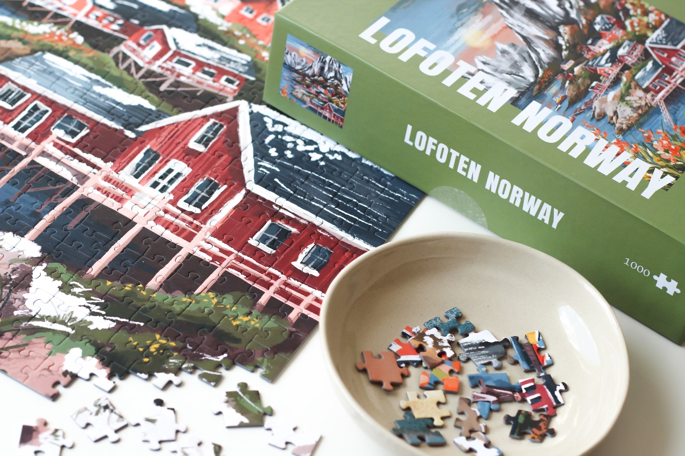 Piecely Lofoten Norway Puzzle, 1000 Teile