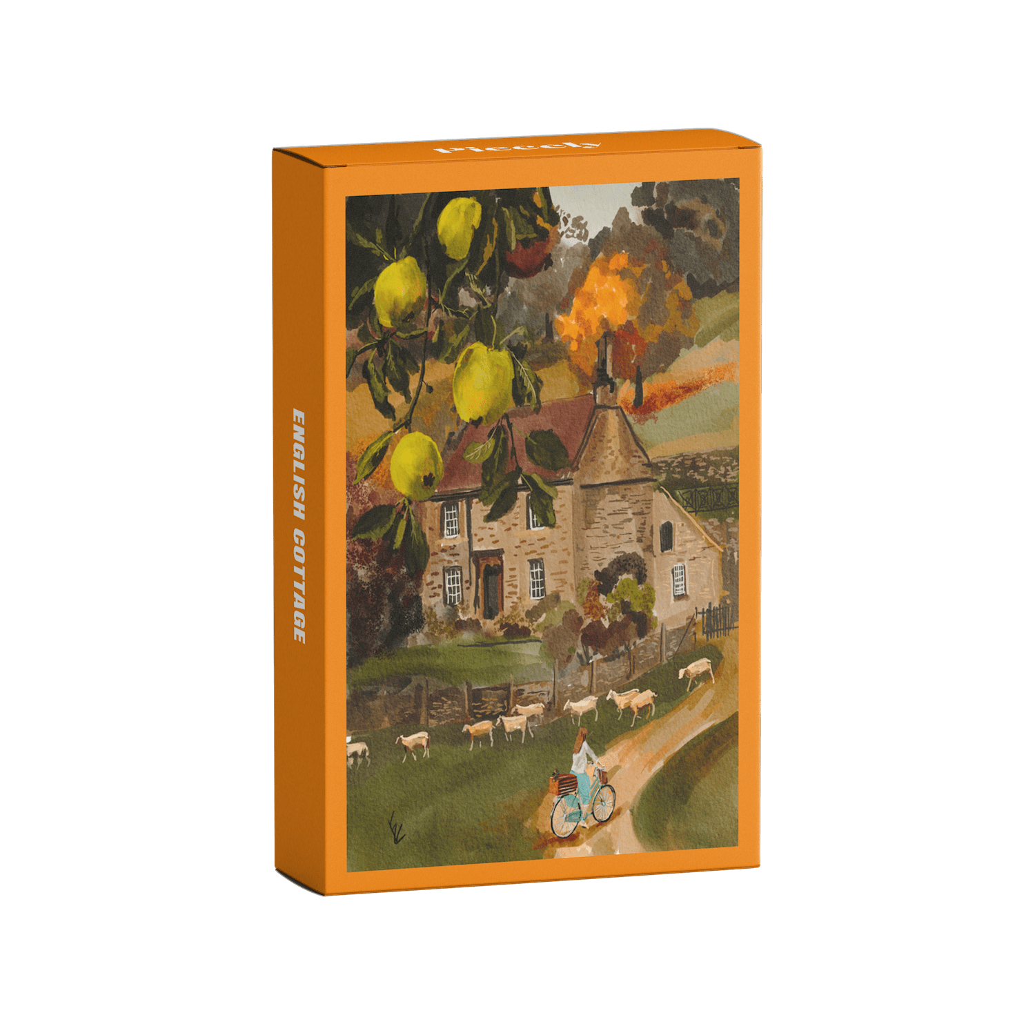 Piecely English Cottage Minipuzzle, 99 Teile