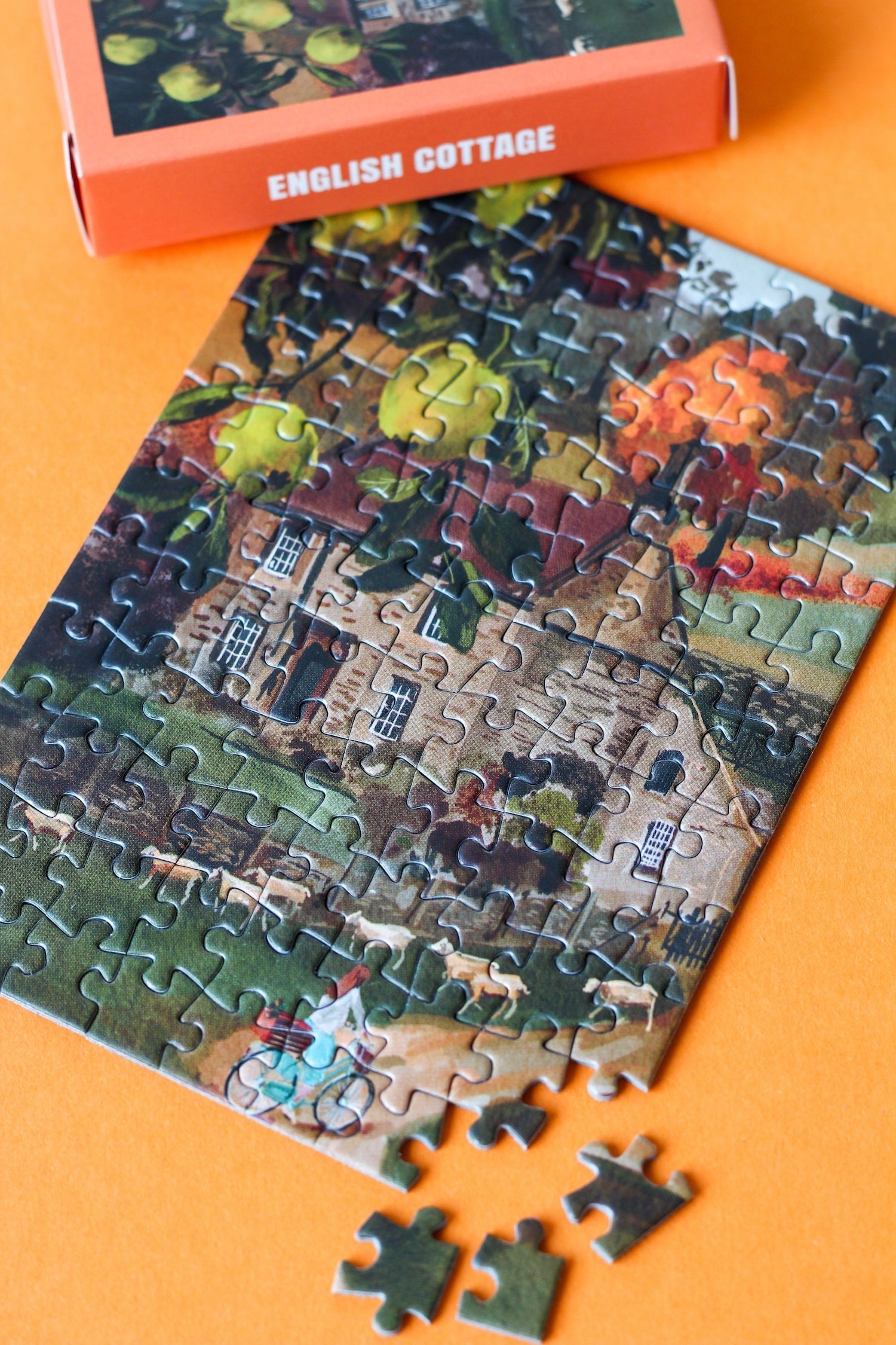 Piecely English Cottage Minipuzzle, 99 Teile