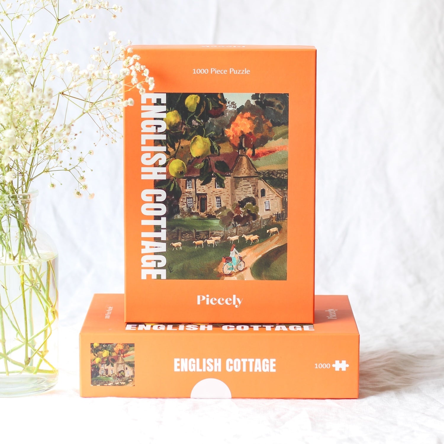 Piecely English Cottage Puzzle, 1000 Teile