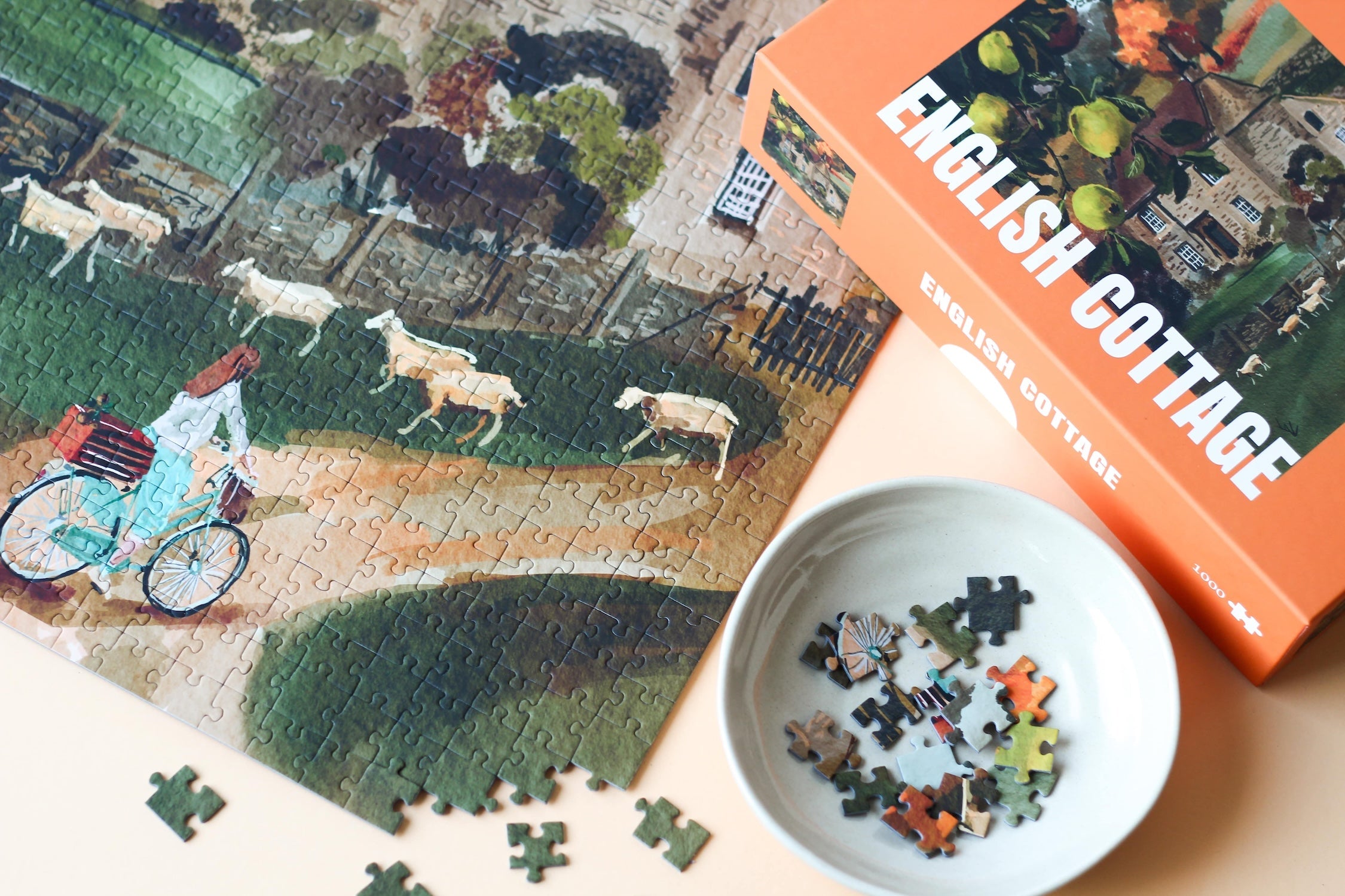 Piecely English Cottage Puzzle, 1000 Teile