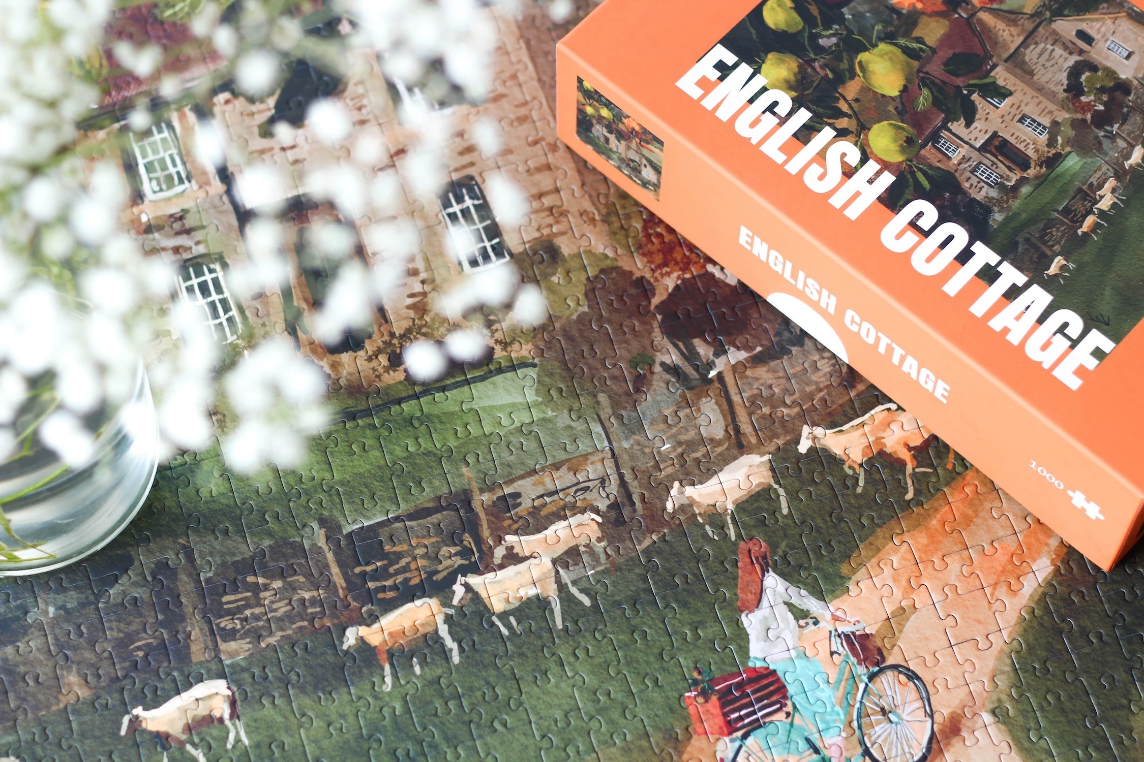 Piecely English Cottage Puzzle, 1000 Teile