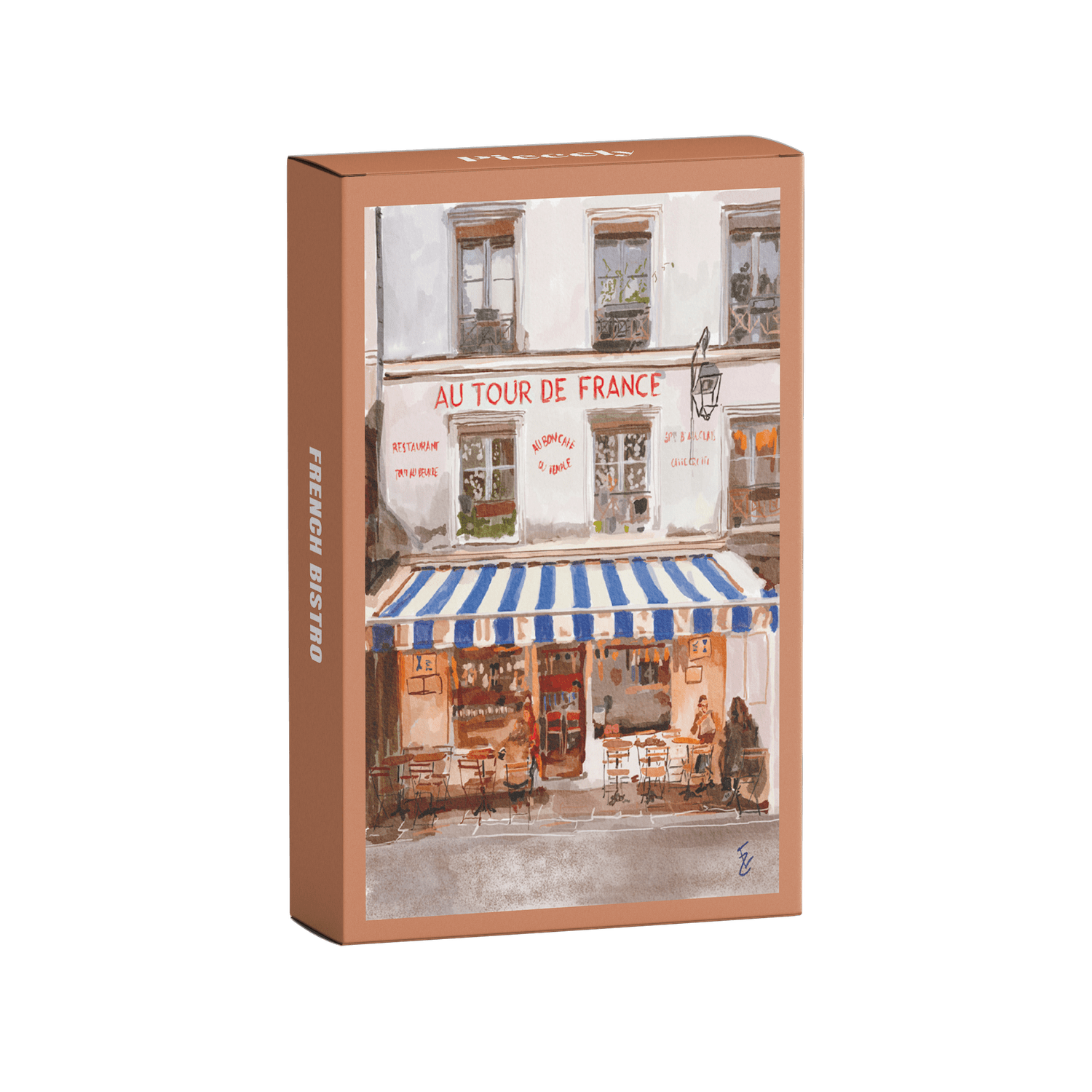Piecely French Bistro Minipuzzle, 99 Teile