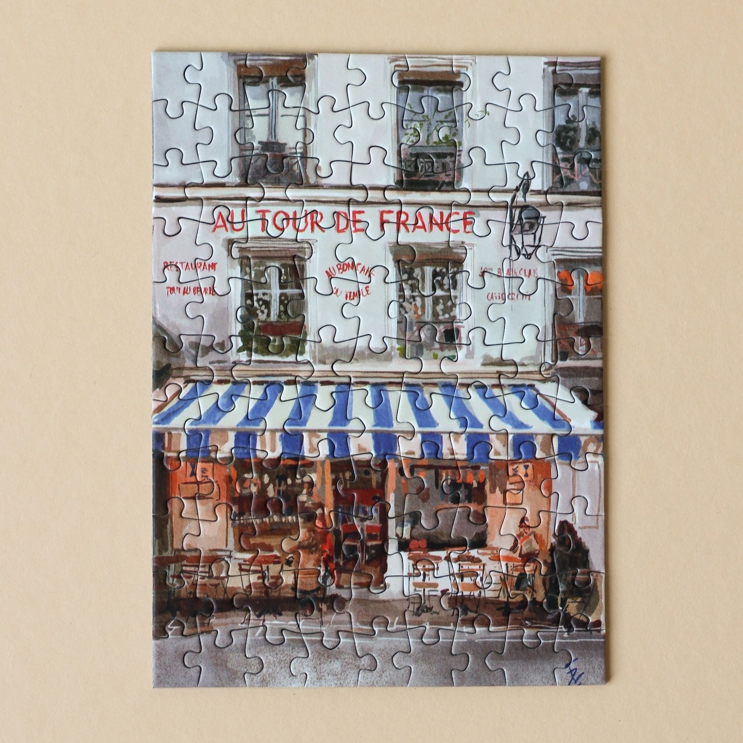 Piecely French Bistro Minipuzzle, 99 Teile