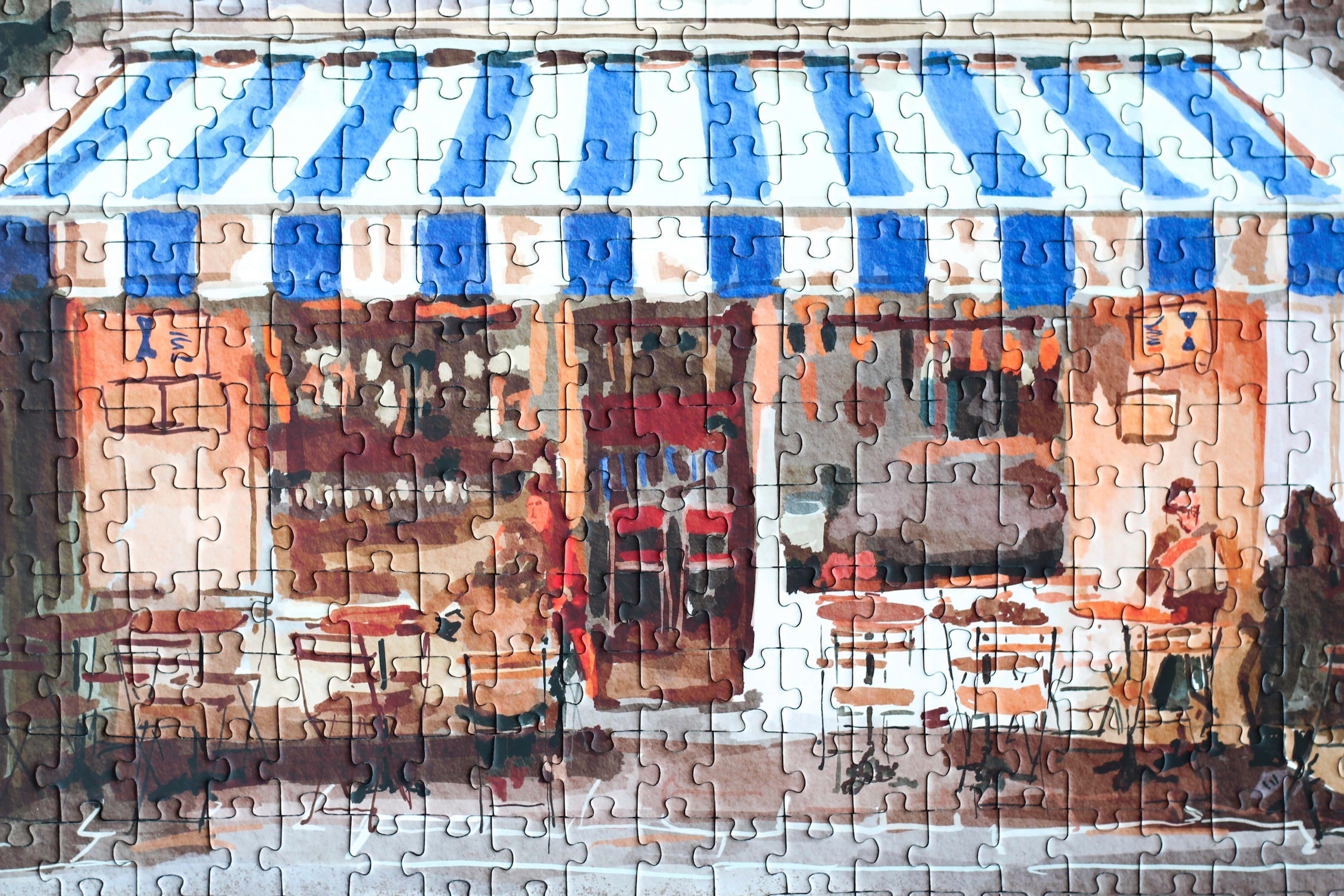 Piecely French Bistro Puzzle, 500 Teile