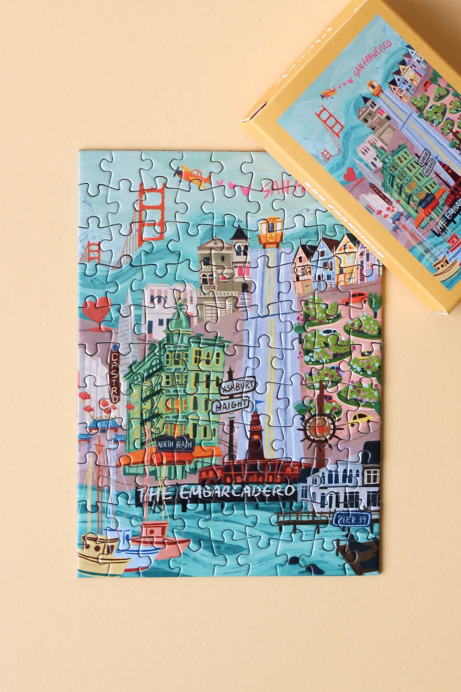 Piecely San Francisco Minipuzzle, 99 Teile