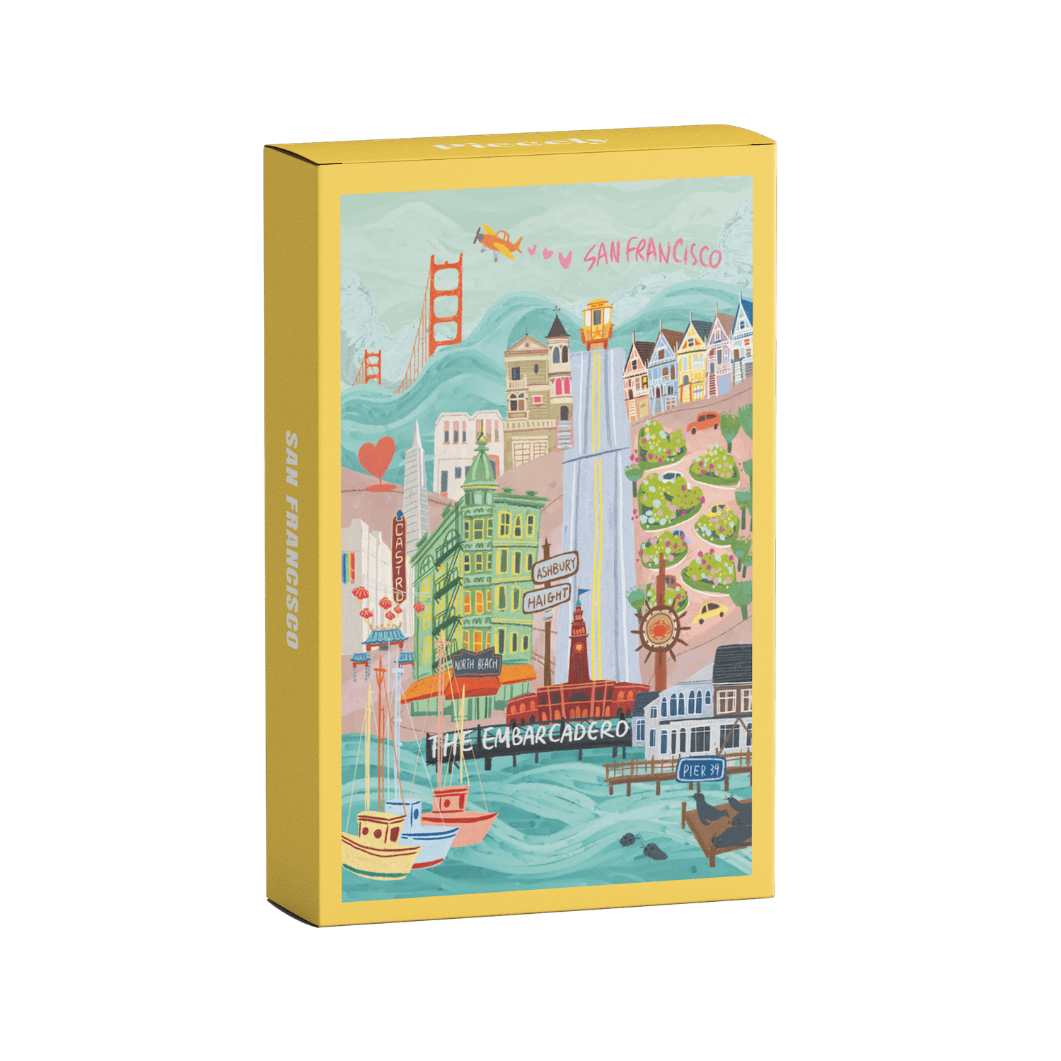 Piecely San Francisco Minipuzzle, 99 Teile