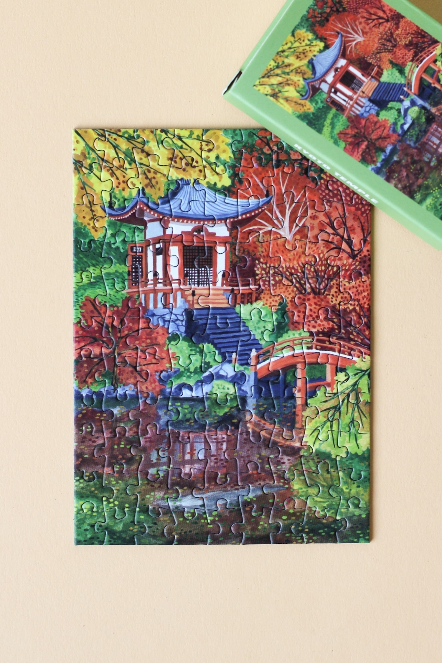 Piecely Kyoto Temple Minipuzzle, 99 Teile