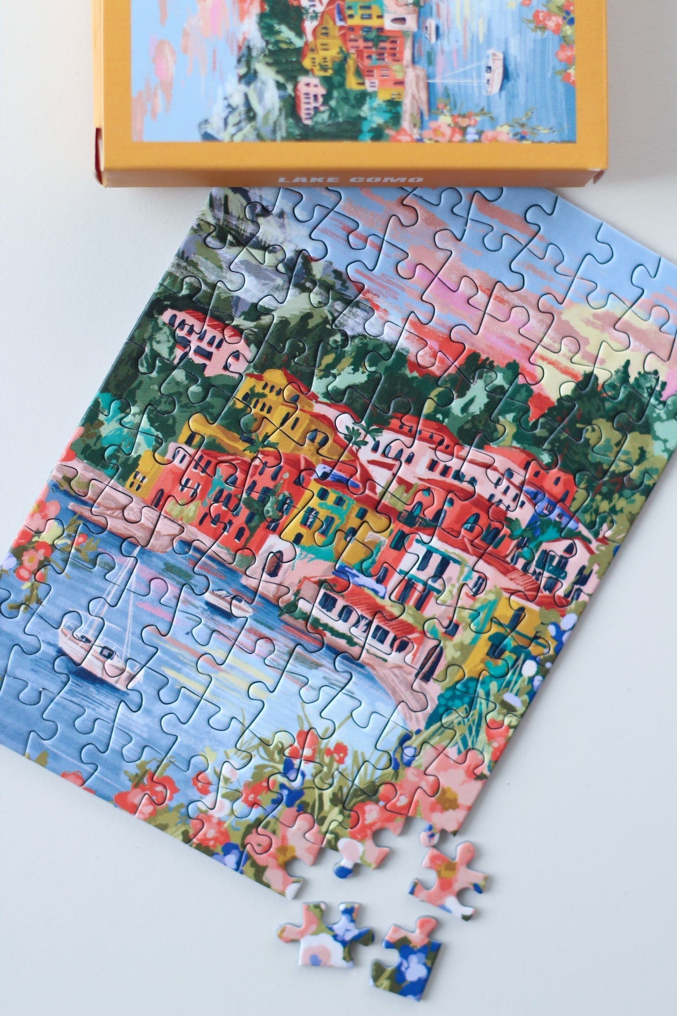 Piecely Lake Como Minipuzzle, 99 Teile