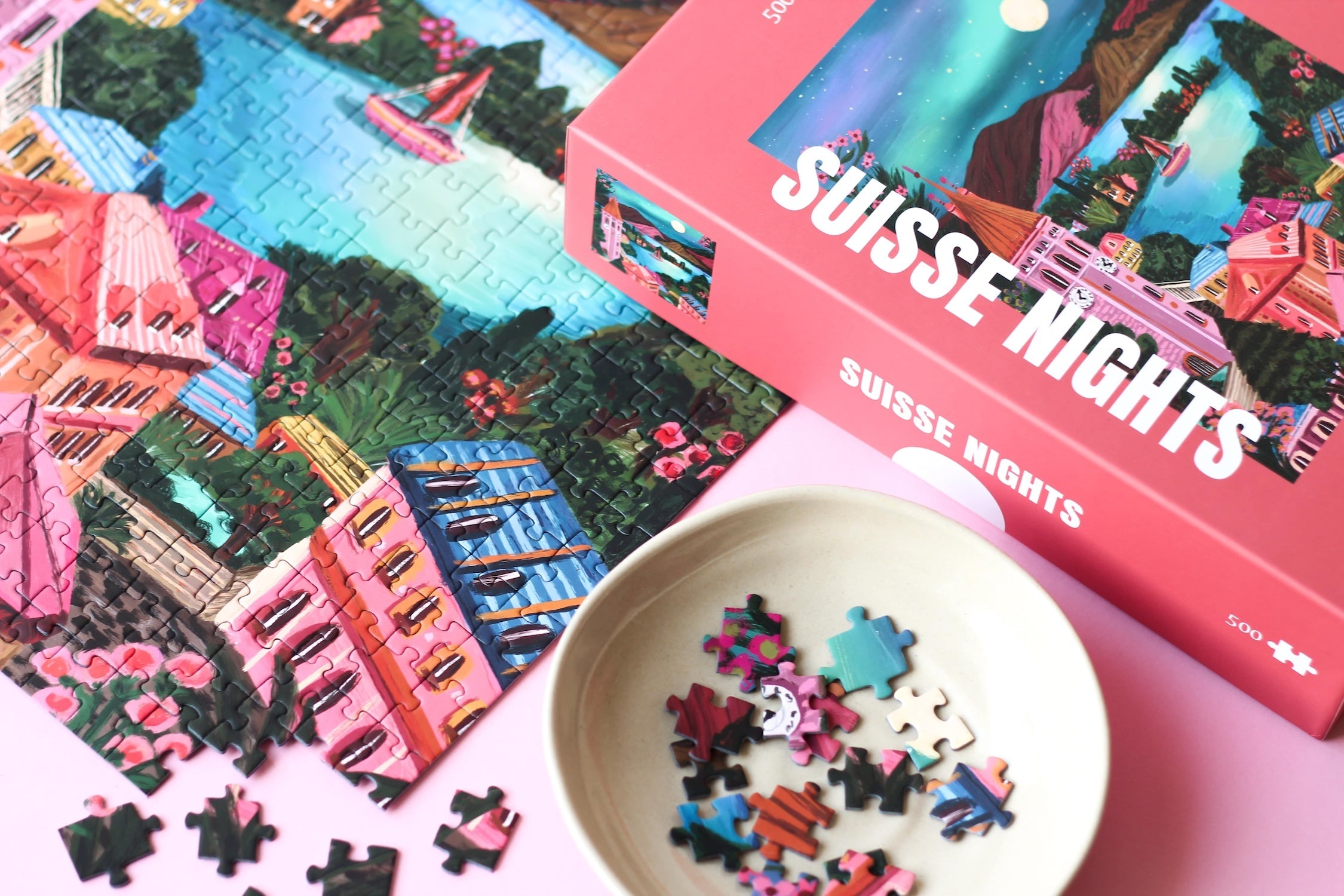 Piecely Suisse Nights Puzzle, 500 Teile