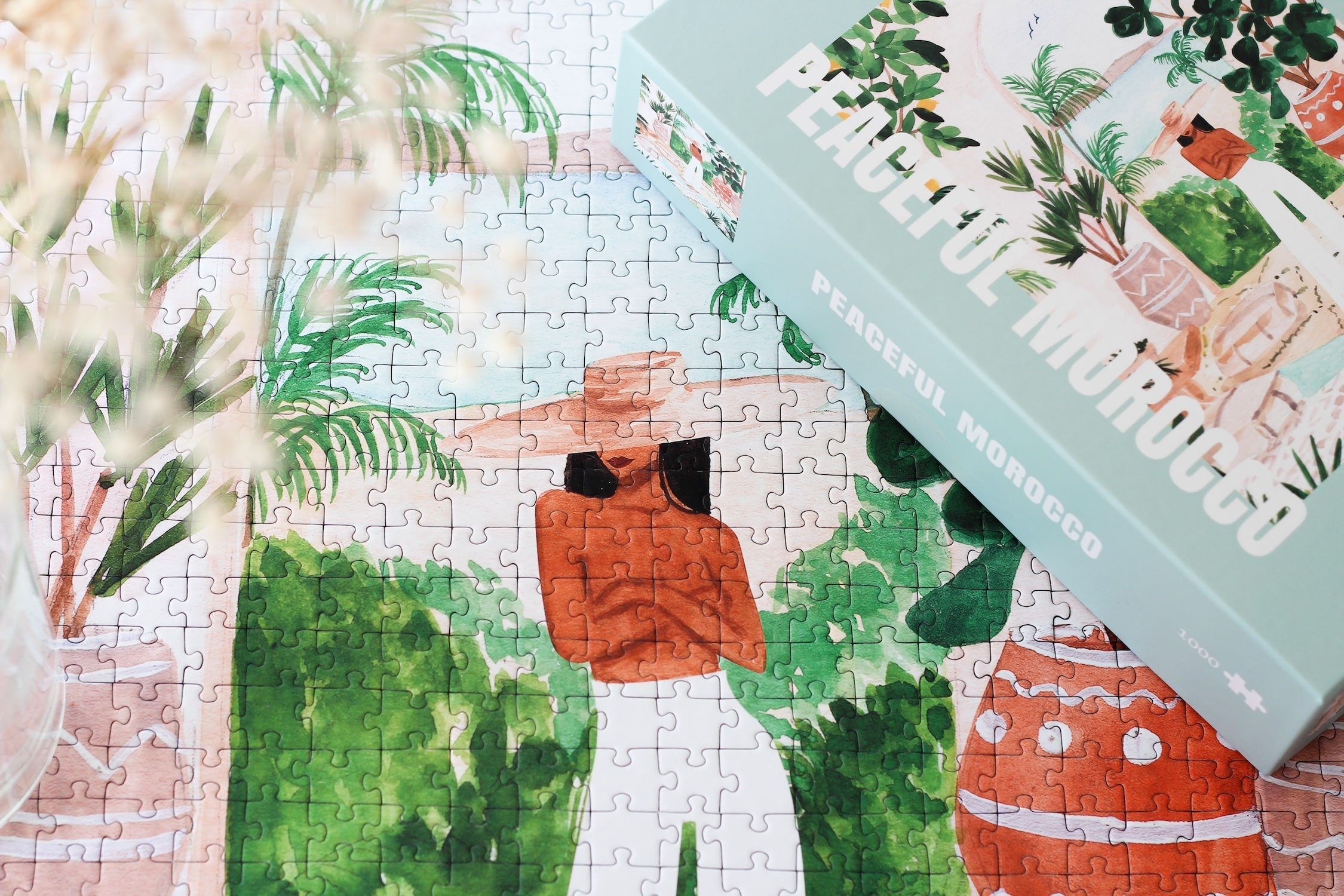 Piecely Peaceful Morocco Puzzle, 1000 Teile