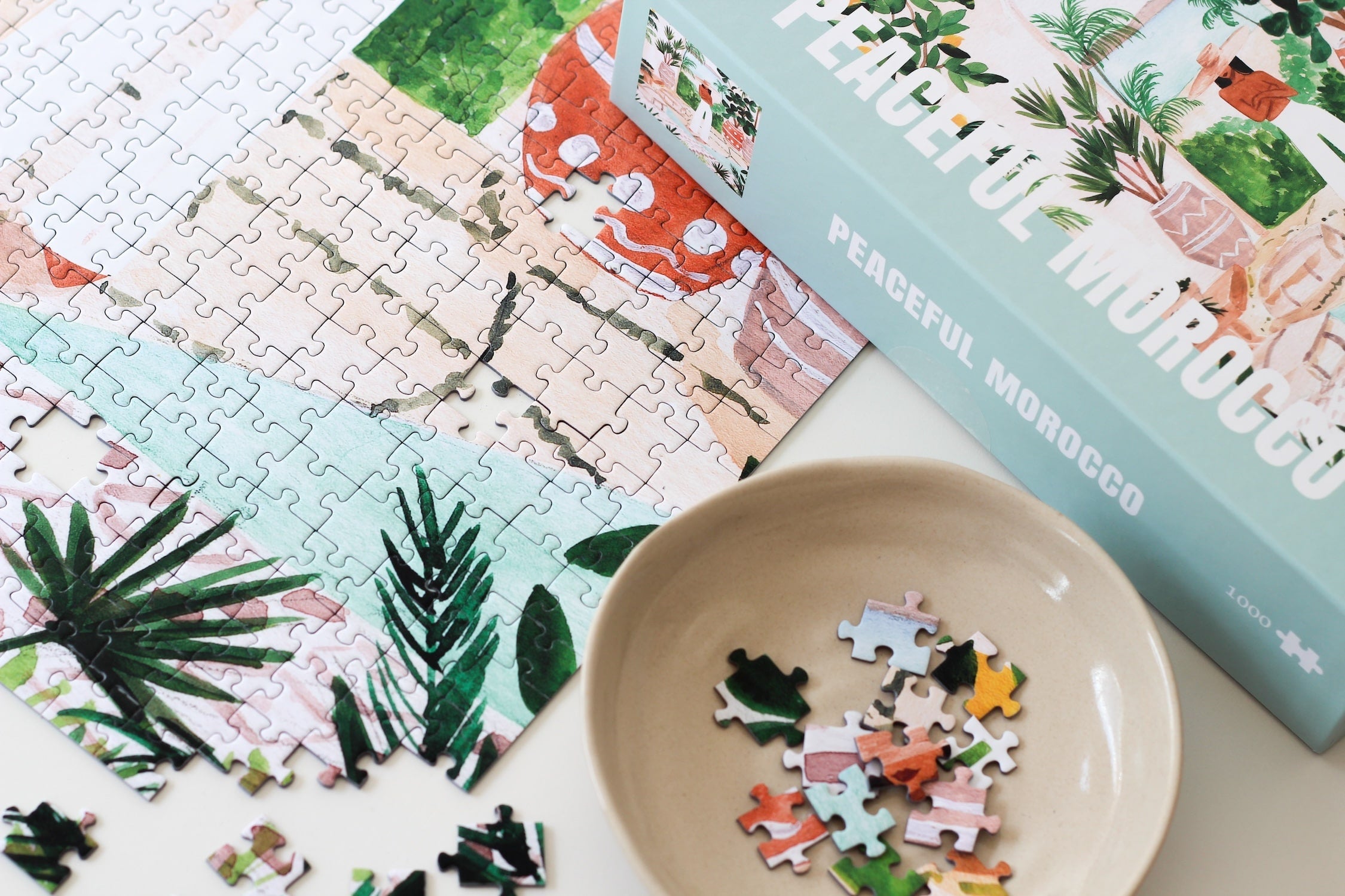 Piecely Peaceful Morocco Puzzle, 1000 Teile