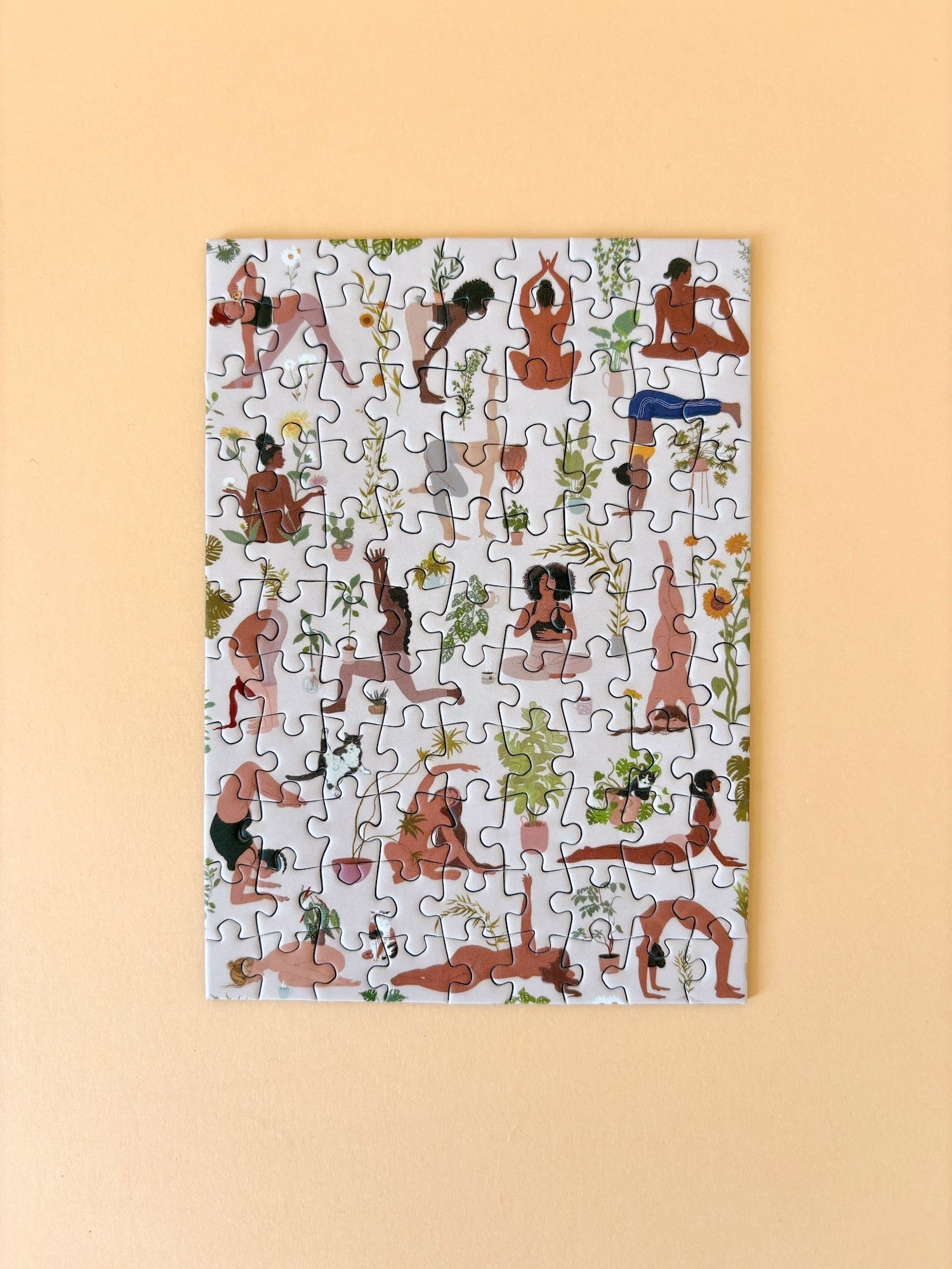 Piecely Plant Yoga Minipuzzle, 99 Teile