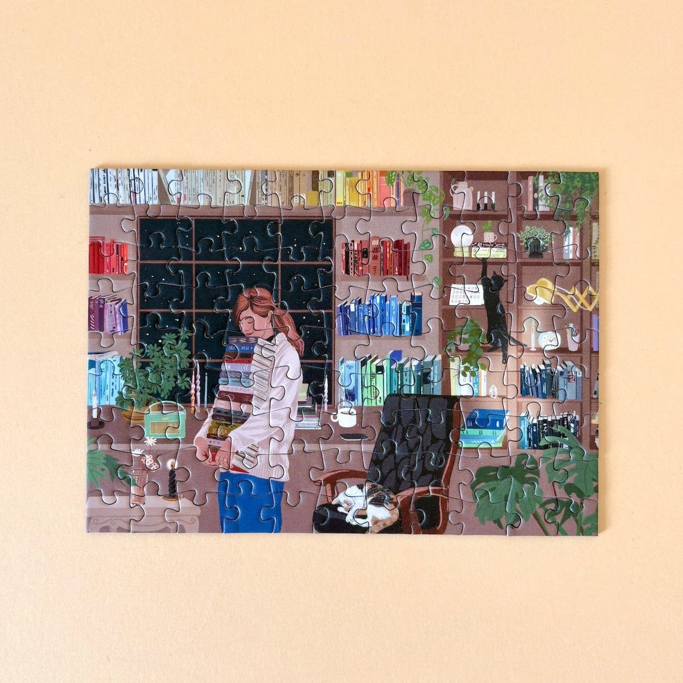 Piecely Reading Room Minipuzzle, 99 Teile