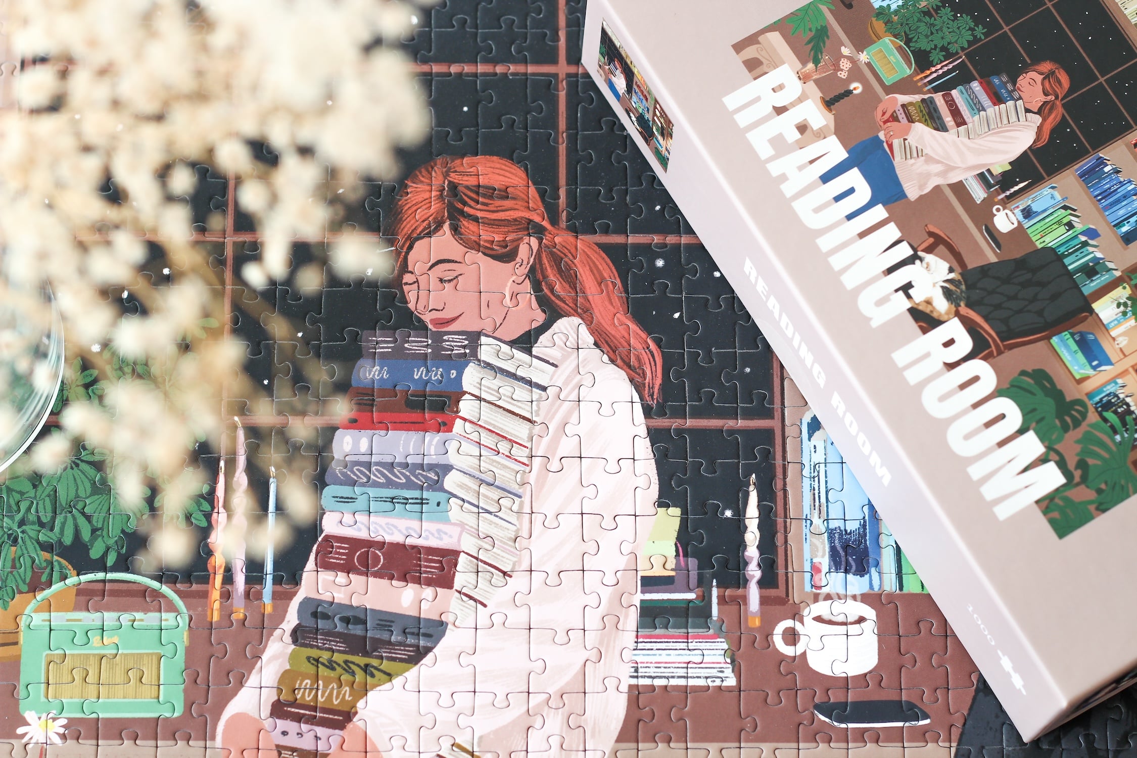 Piecely Reading Room Puzzle, 1000 Teile