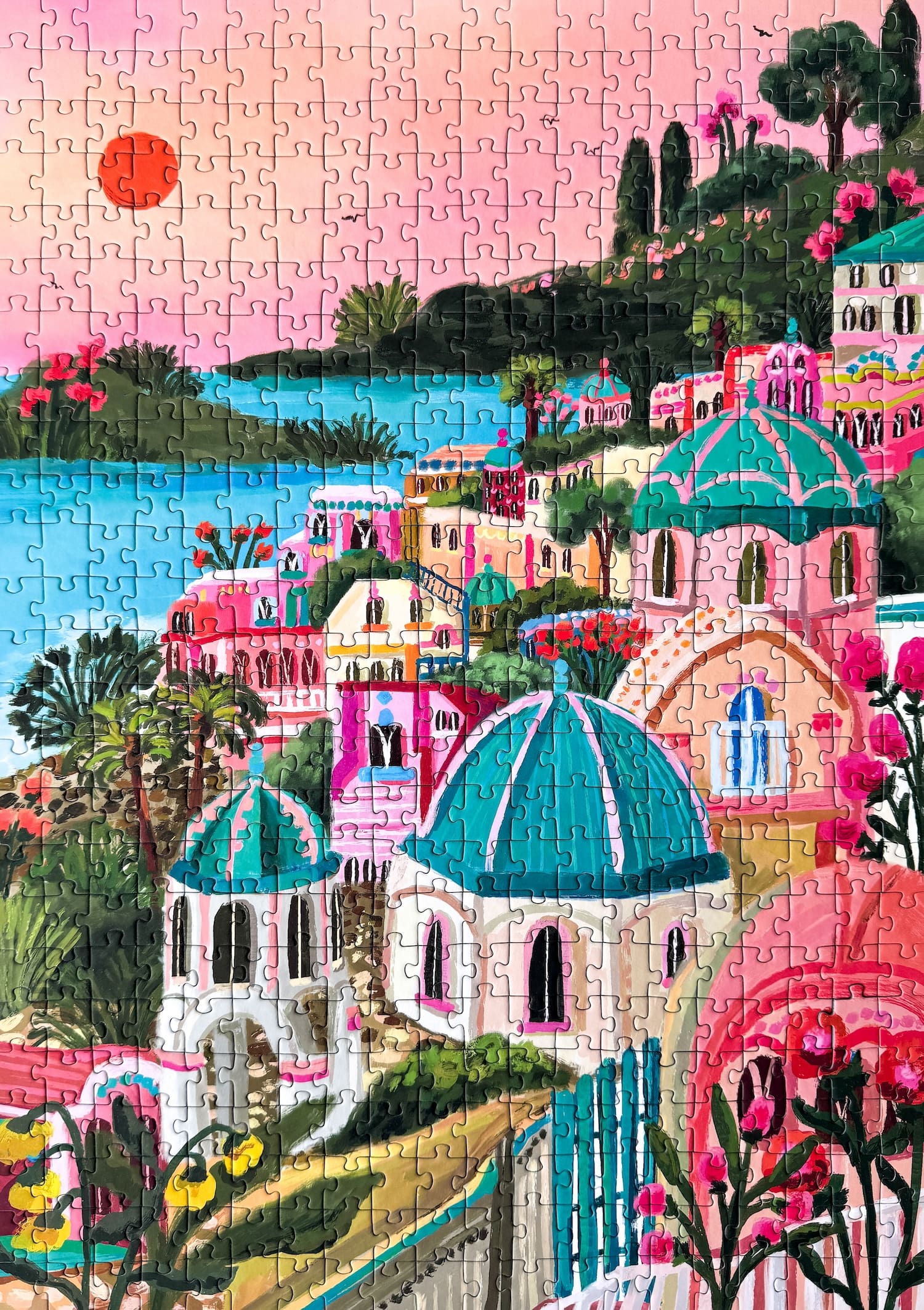 Piecely Santorini Sun Puzzle, 500 Teile