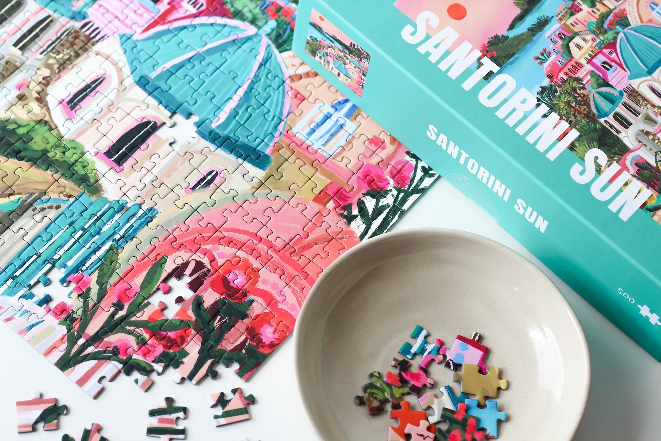 Piecely Santorini Sun Puzzle, 500 Teile