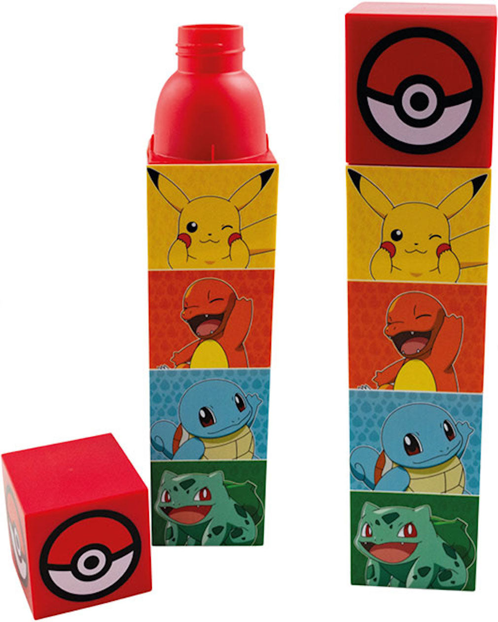 Pokemon Quadratische Trinkflasche