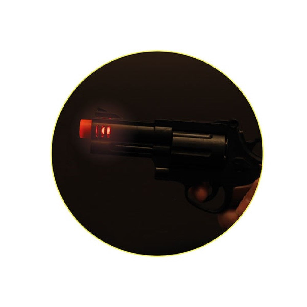 Polizei-Set mit Messer Brille Pistole