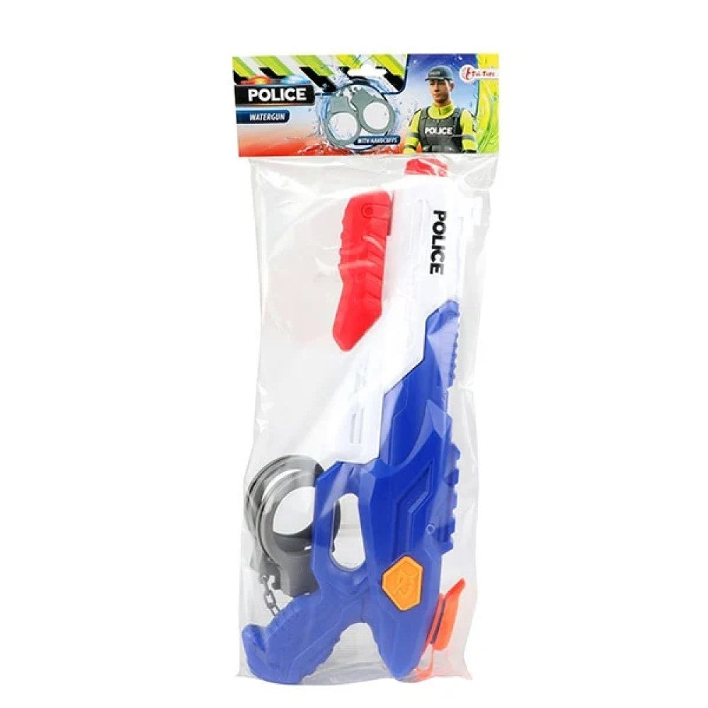 Polizei Wasserpistole mit Handschellen 40cm
