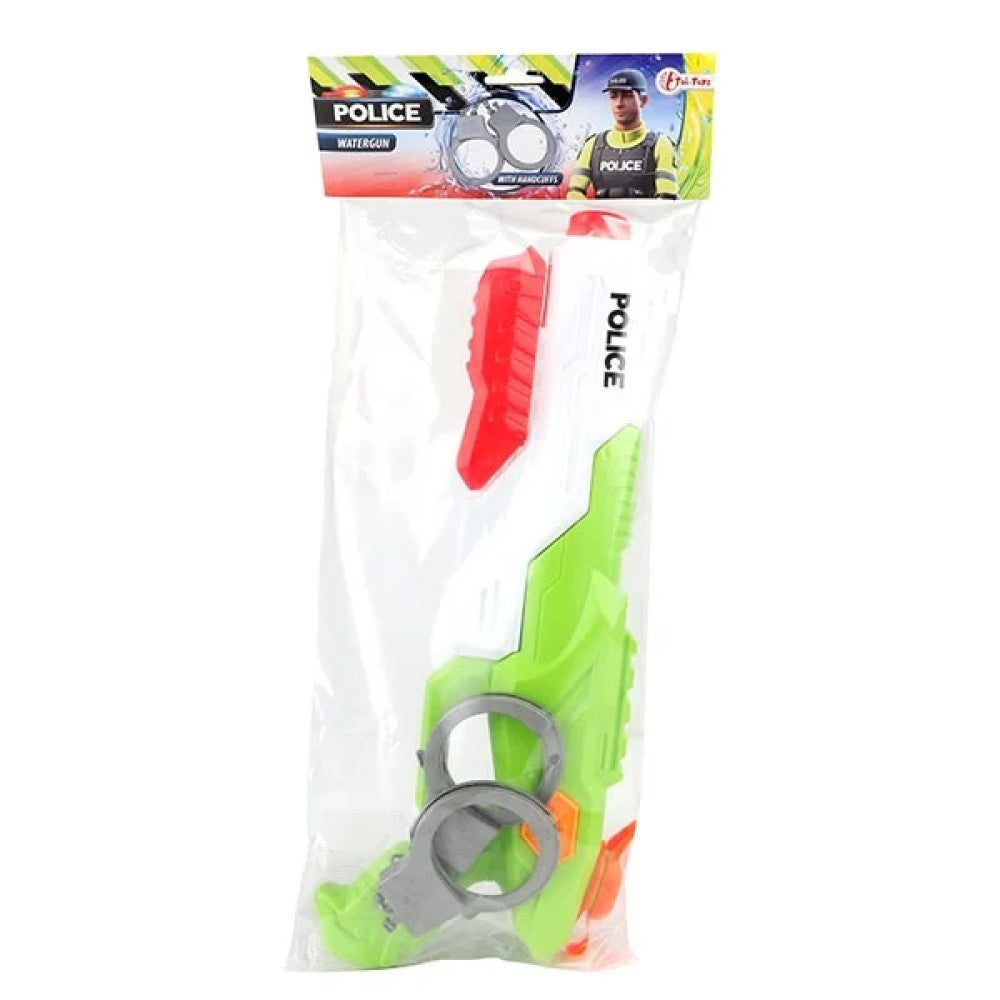 Polizei Wasserpistole mit Handschellen 40cm