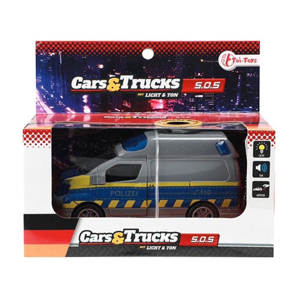Polizeibus Mannschaftswagen mit Licht und Ton