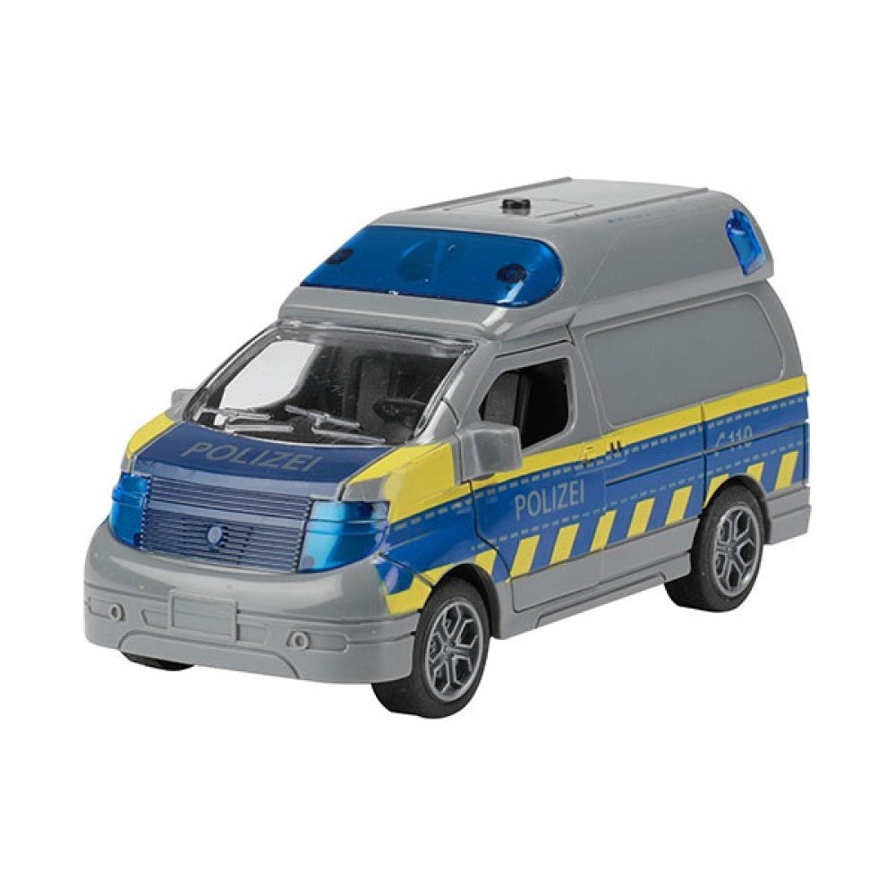 Polizeibus Mannschaftswagen mit Licht und Ton