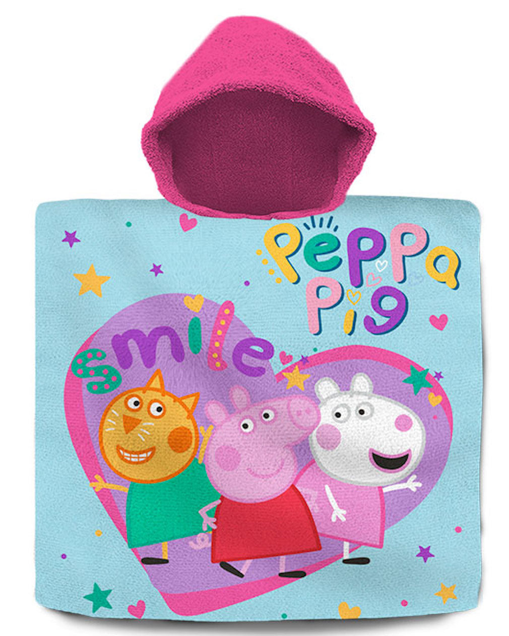 Poncho Baumwolle Peppa Wutz Kinder Handtuch
