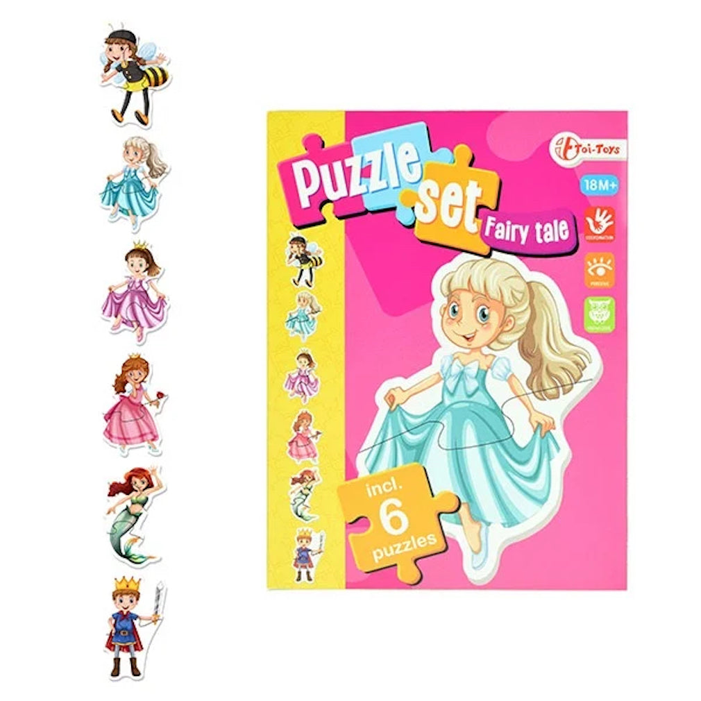 Puzzlespiel Märchen mit 6 Märchenfiguren