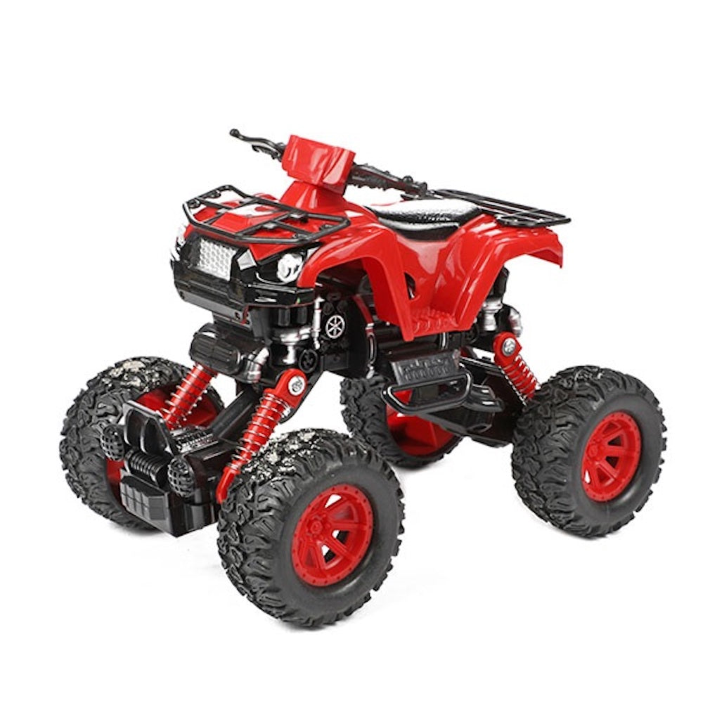 Quad mit einem Rückzugmotor