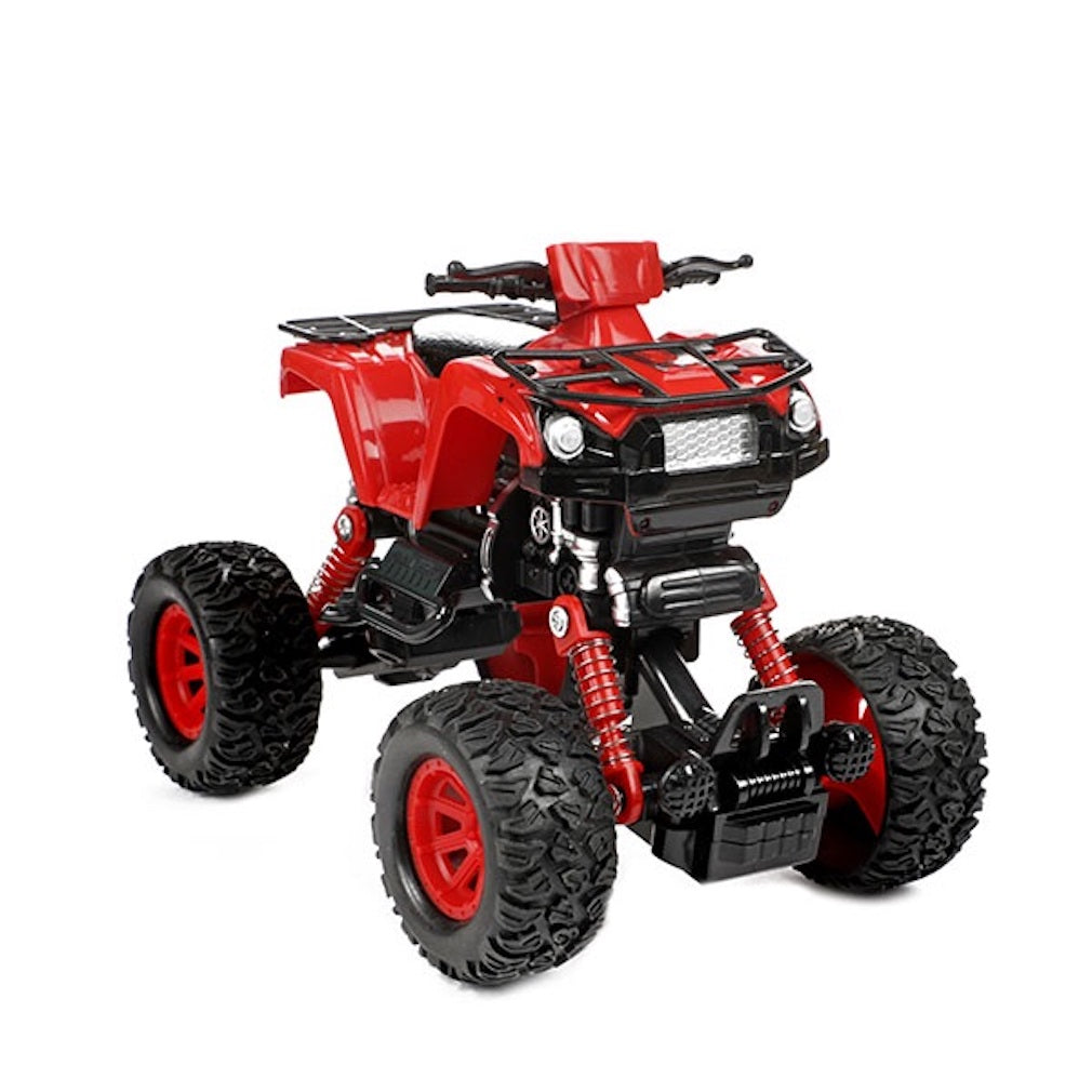 Quad mit einem Rückzugmotor