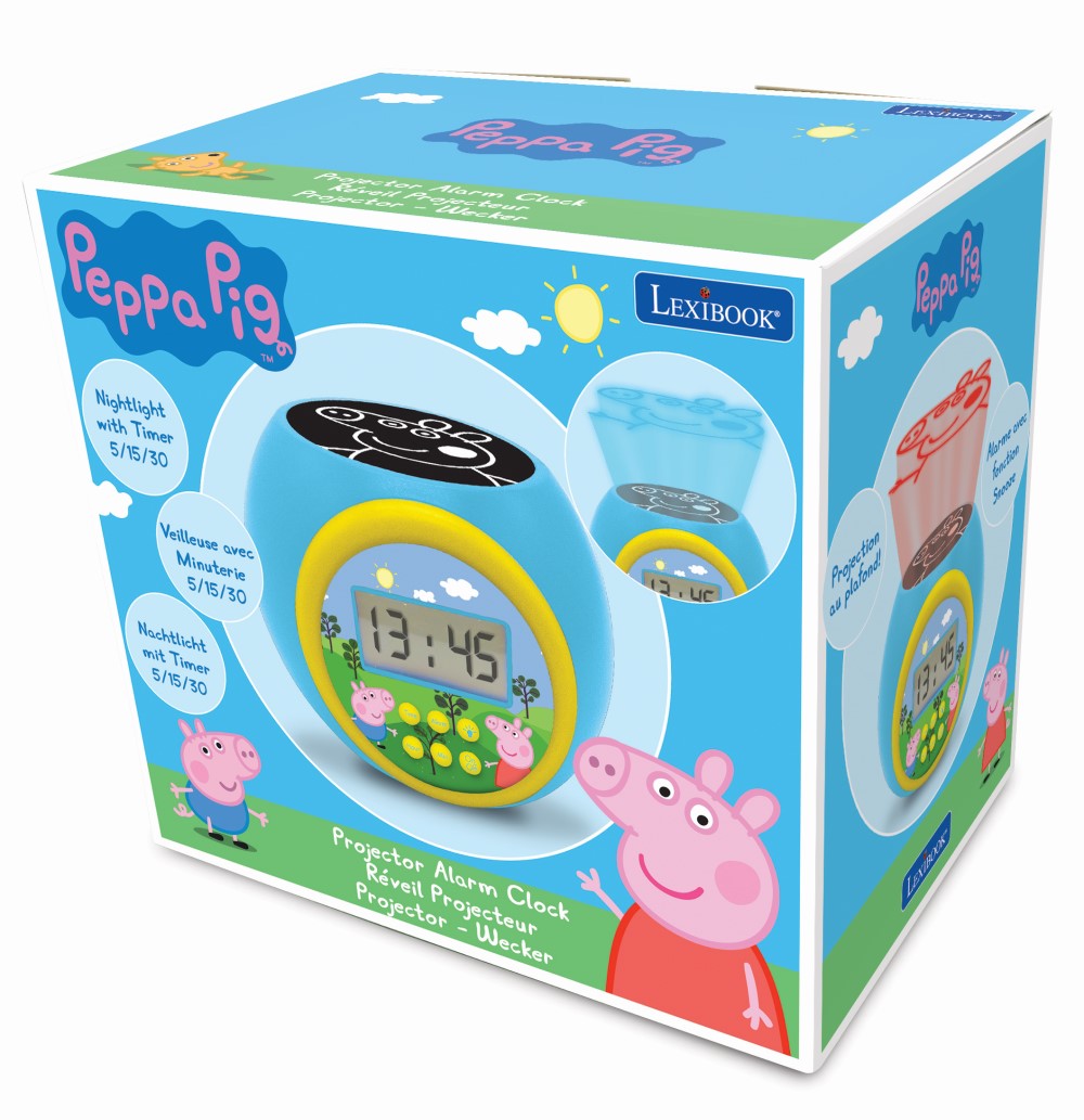 Peppa Wutz Projektions Wecker