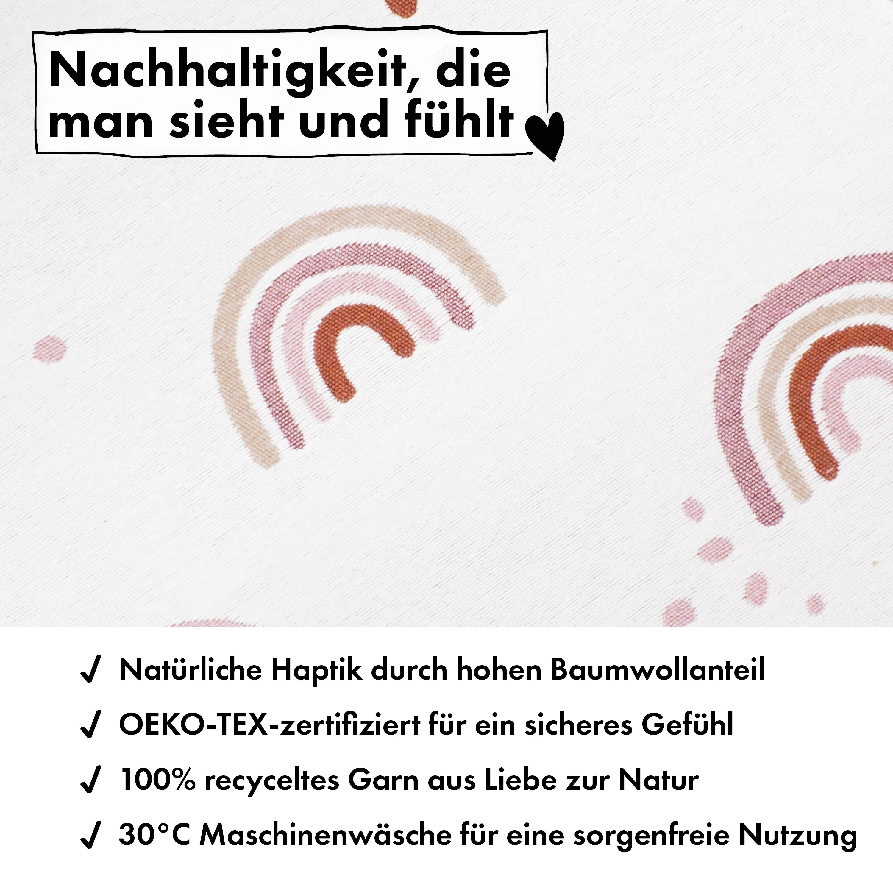 Kinderzimmer Teppich zum Wenden Kleiner Regenbogentraum
