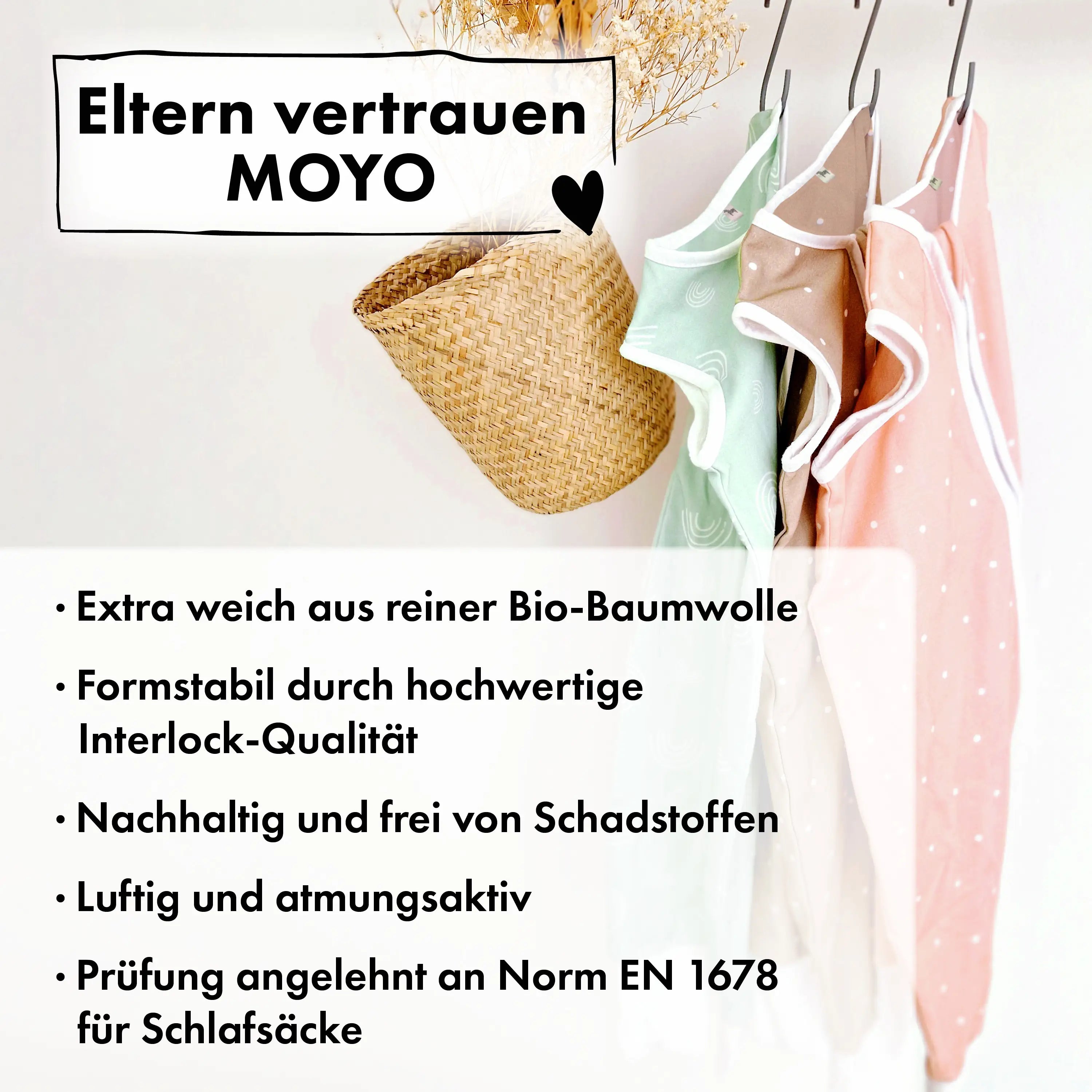 Sommer-Schlafsack mit Füßen Zarter Tupfen Rosé