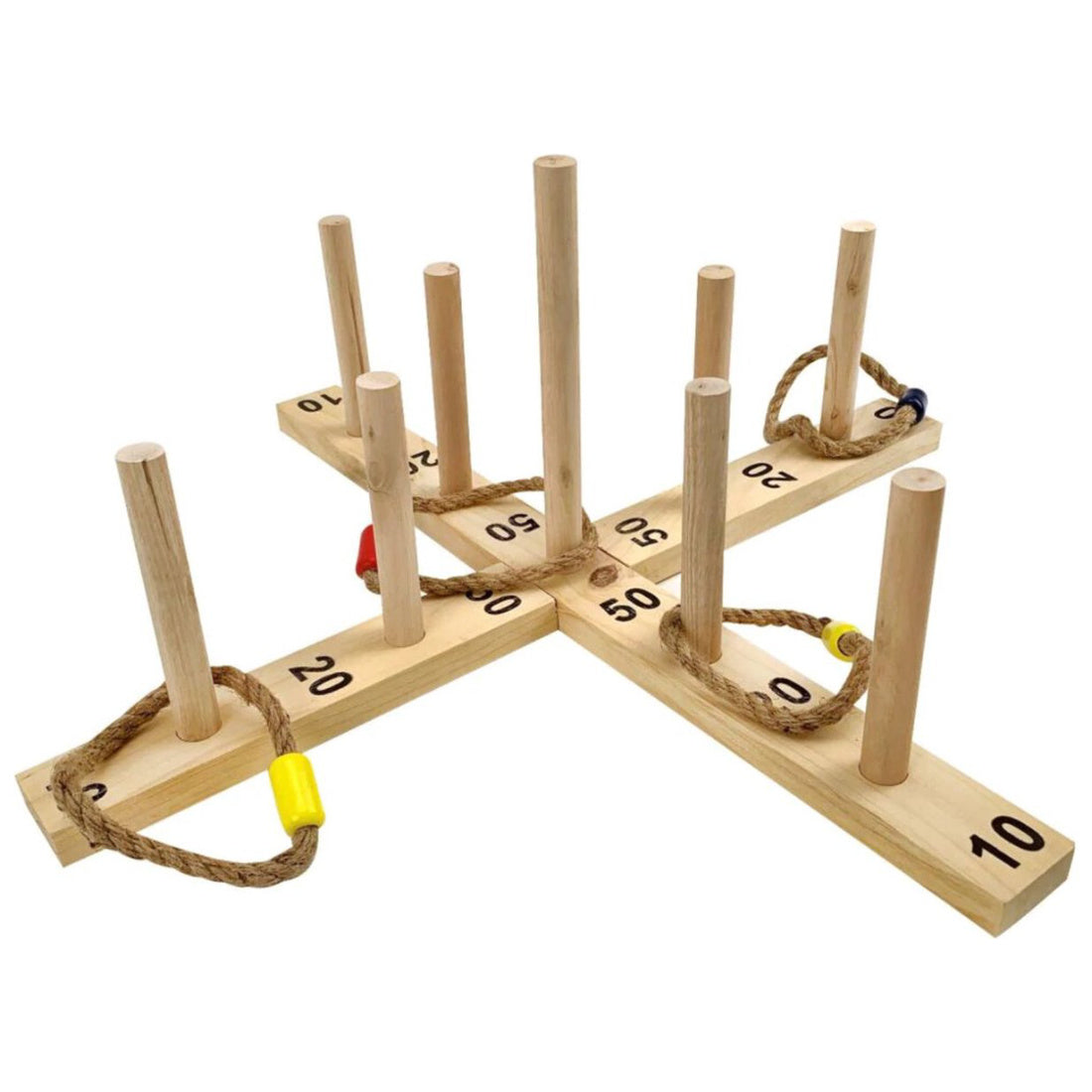 Ringwurfspiel aus Holz