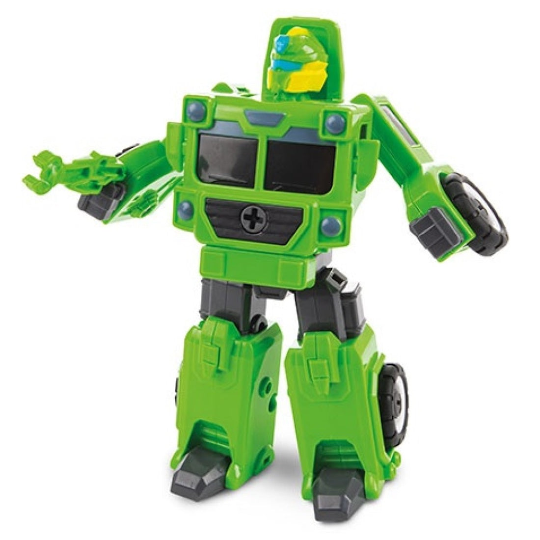 Transformierbarer Roboter Müllwagen LKW Spielzeugauto Fahrzeug Laster