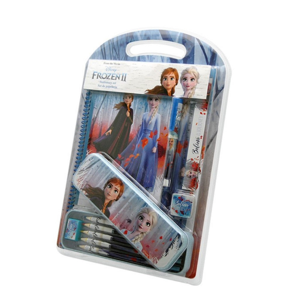 Schreibwarenset FROZEN die Eiskönigin 12 Teilig Elsa Anna