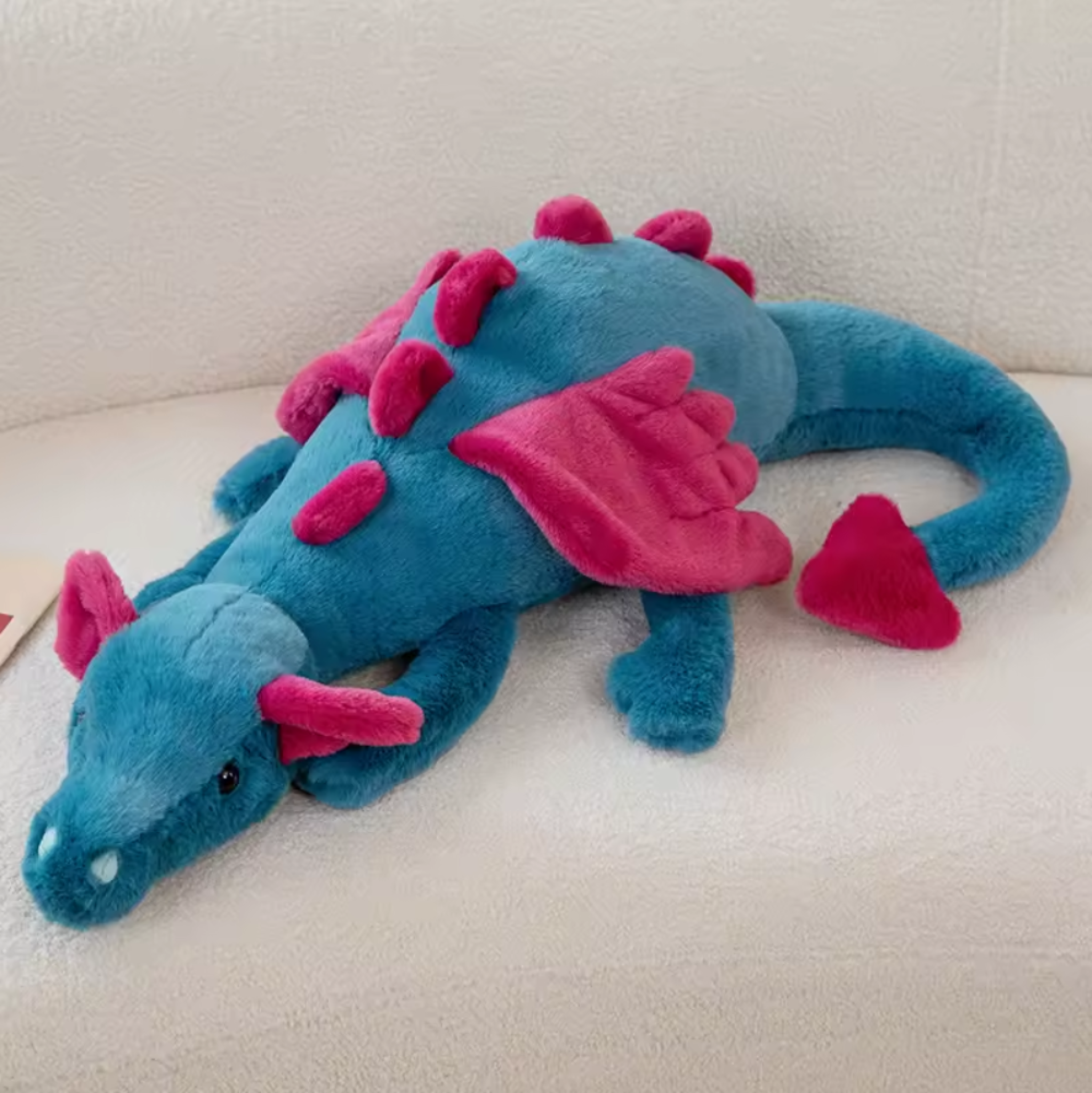 Schlafender Drache Kuscheltier - 30 cm Plüschtier weiches Stofftier
