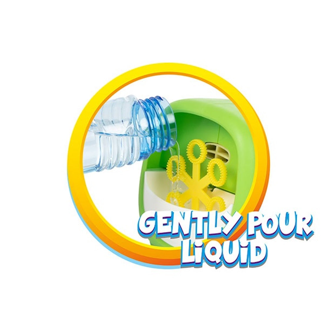 Seifenblasen-Maschine Cube 3Var Batteriebetrieben