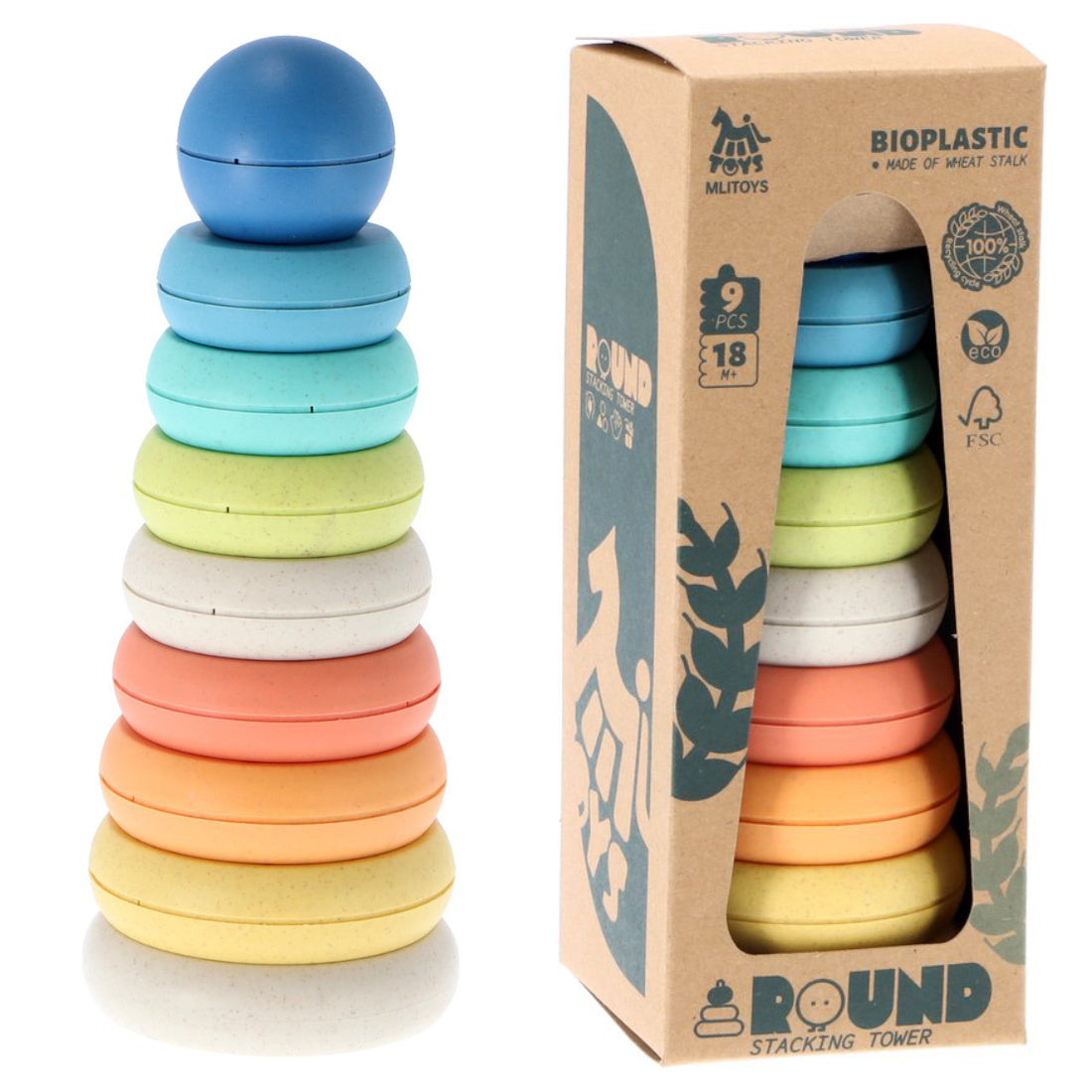 Stapelturm Klassisch Biokunststoff