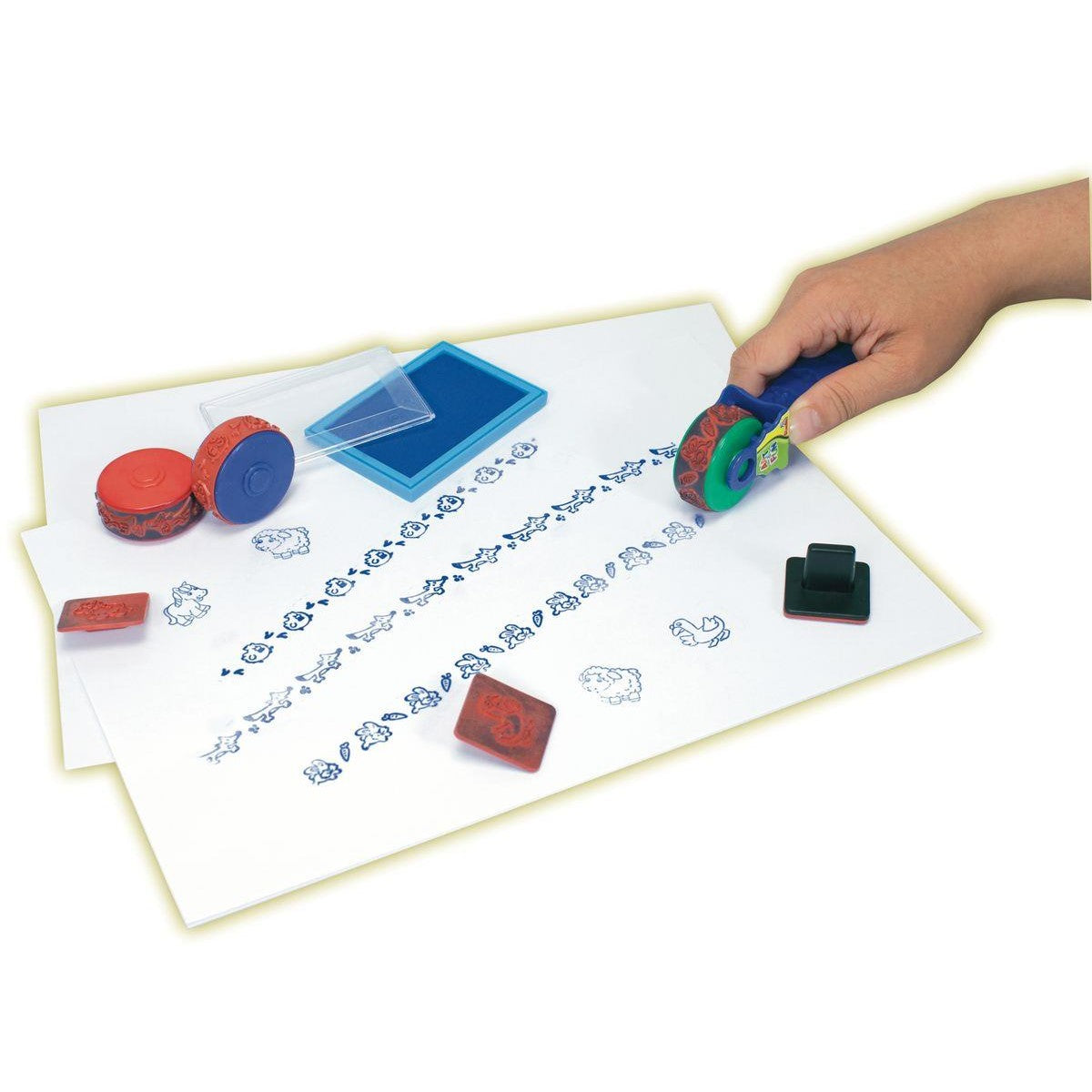 Stempelset mit Rolle