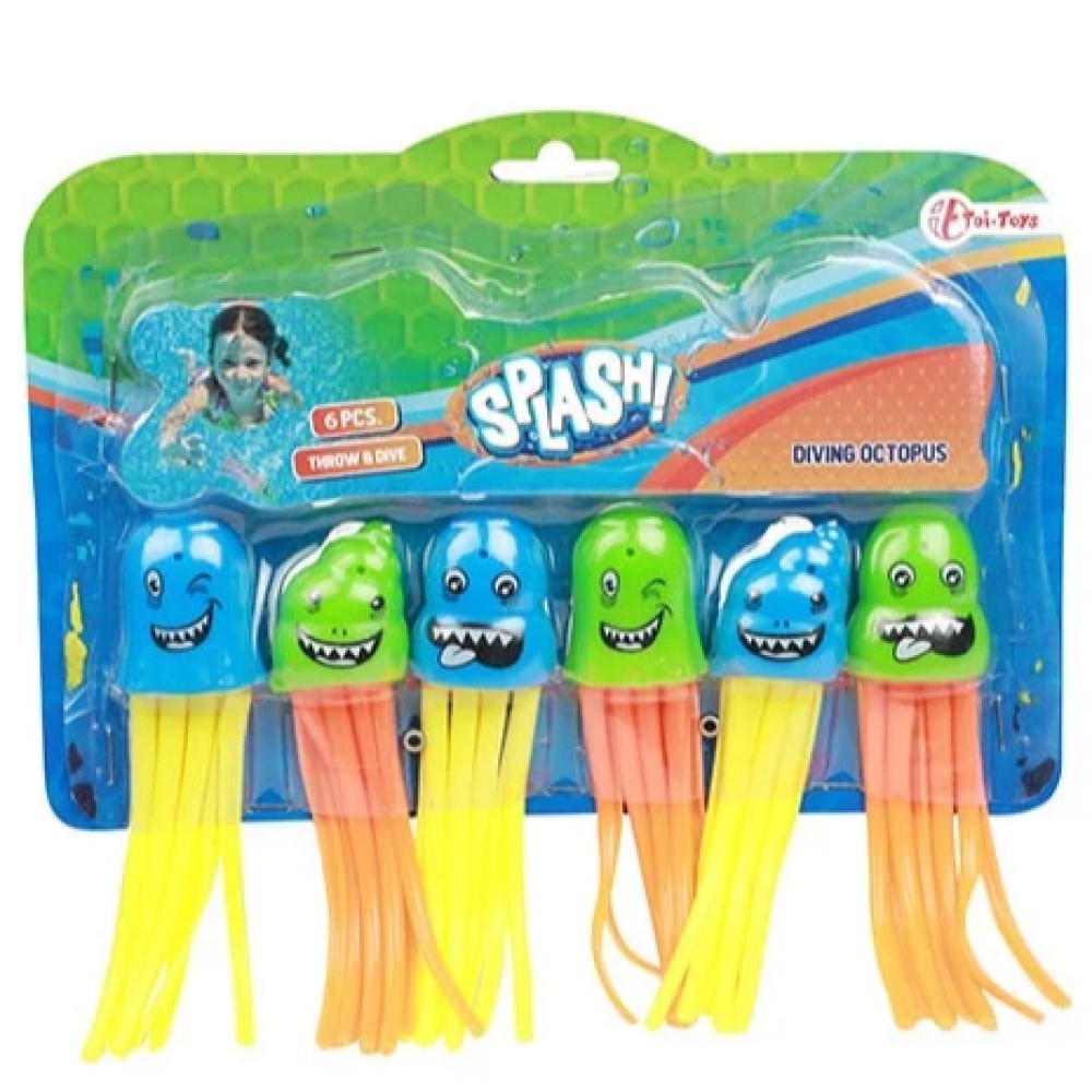 Tauchkraken (Tauchringe)  6 stück im set