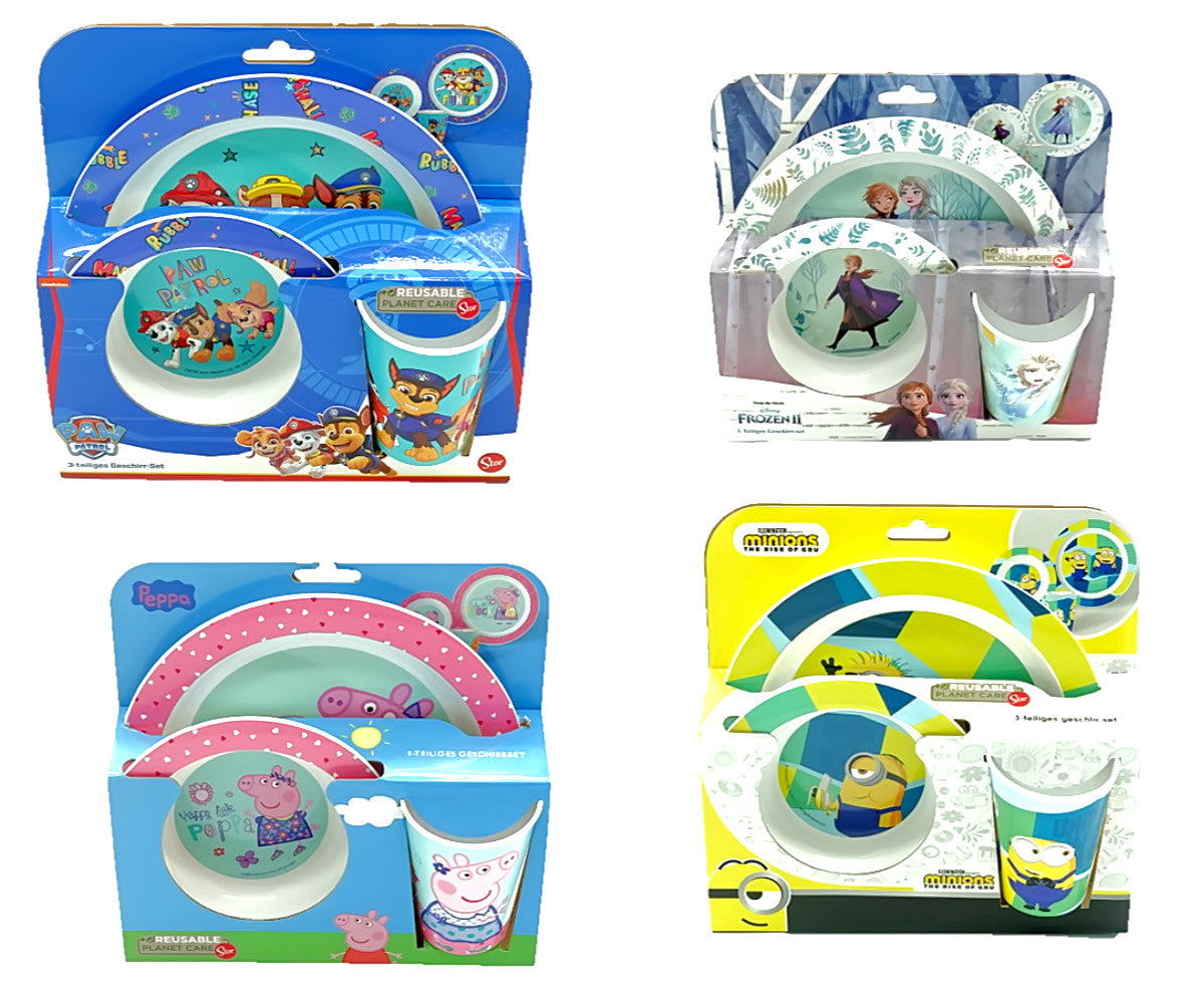 Paw Patrol Kindergeschirr - 3er Set