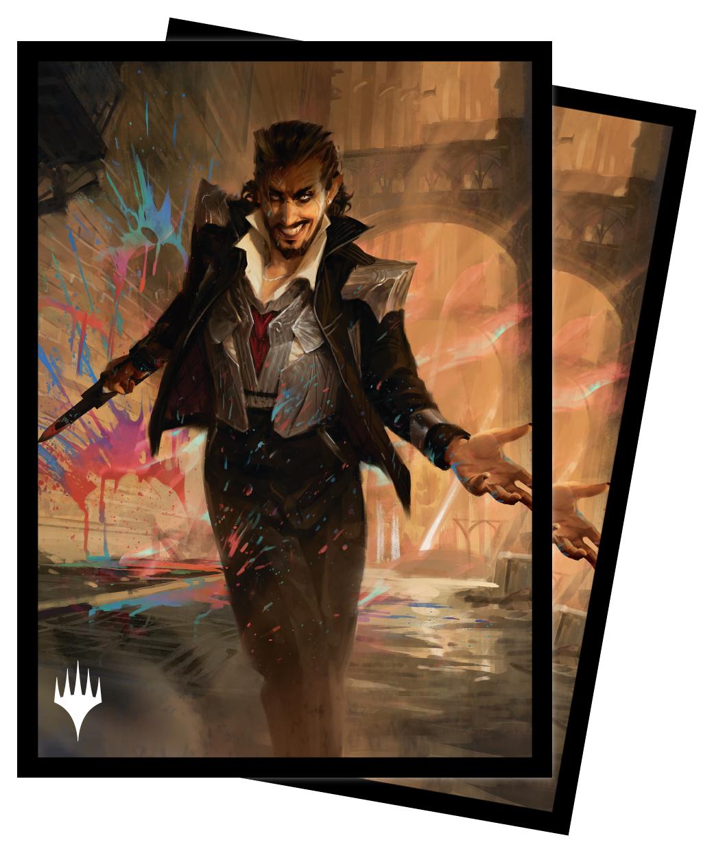 Magic the Gathering Karten Hüllen: Streets of New Capenna featuring Anhelo, the Painter (100)