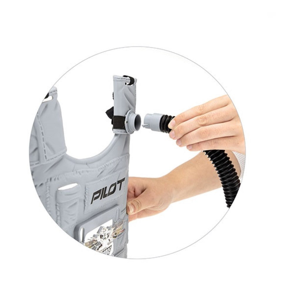 Verkleidungsset Kampf Pilot mit Helm und Weste