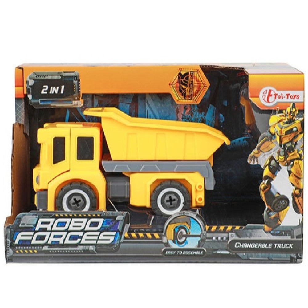 Verwandlungs Roboter Kipper Lastwagen