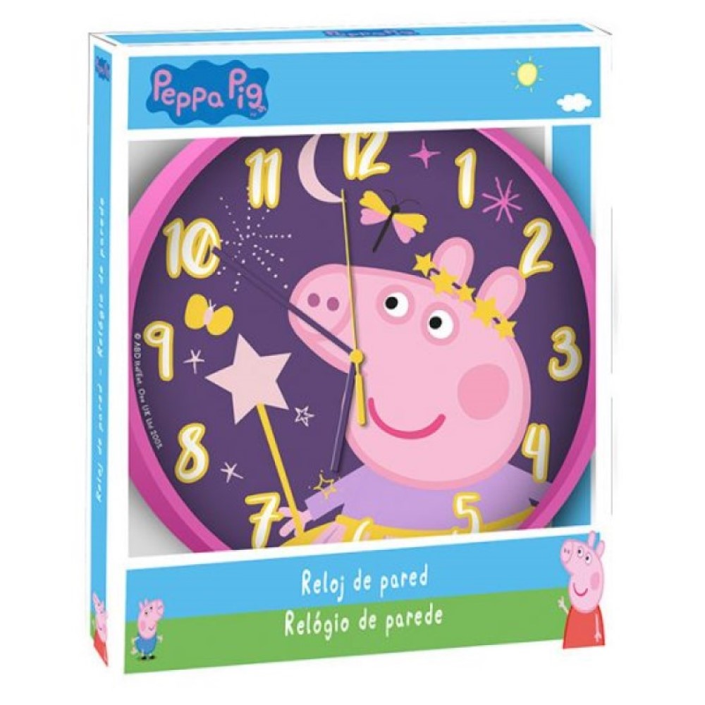 Wanduhr Peppa Wutz