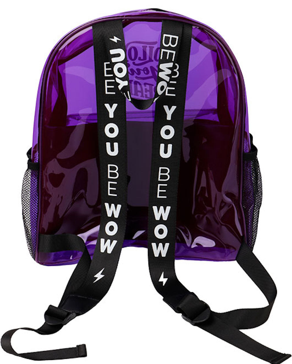 WOW Generation Rucksack Violett transparent